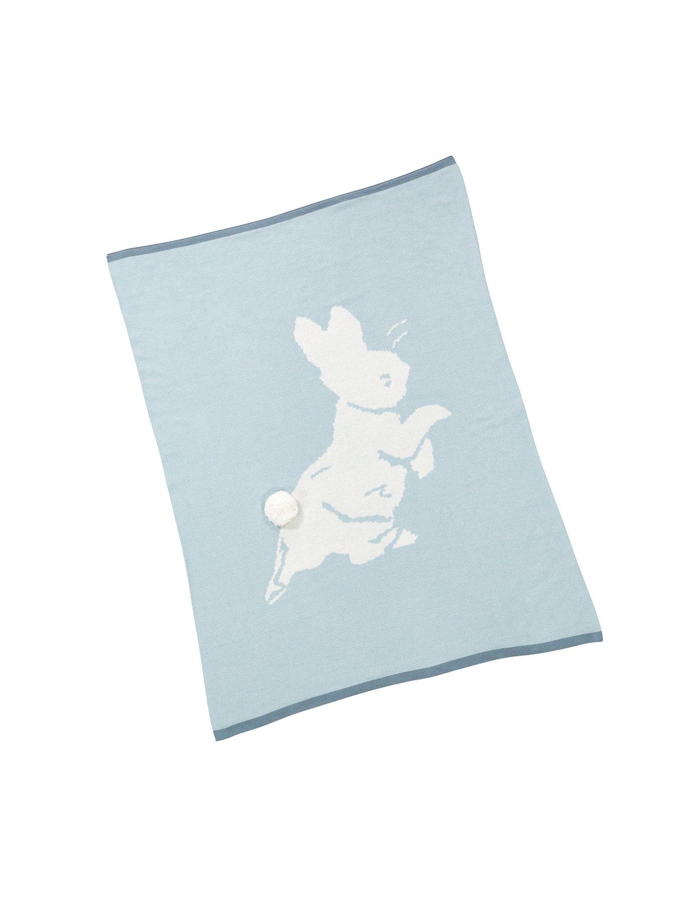  image of peter-rabbit-knitted-blanket-amp-soft-toy-gift-set