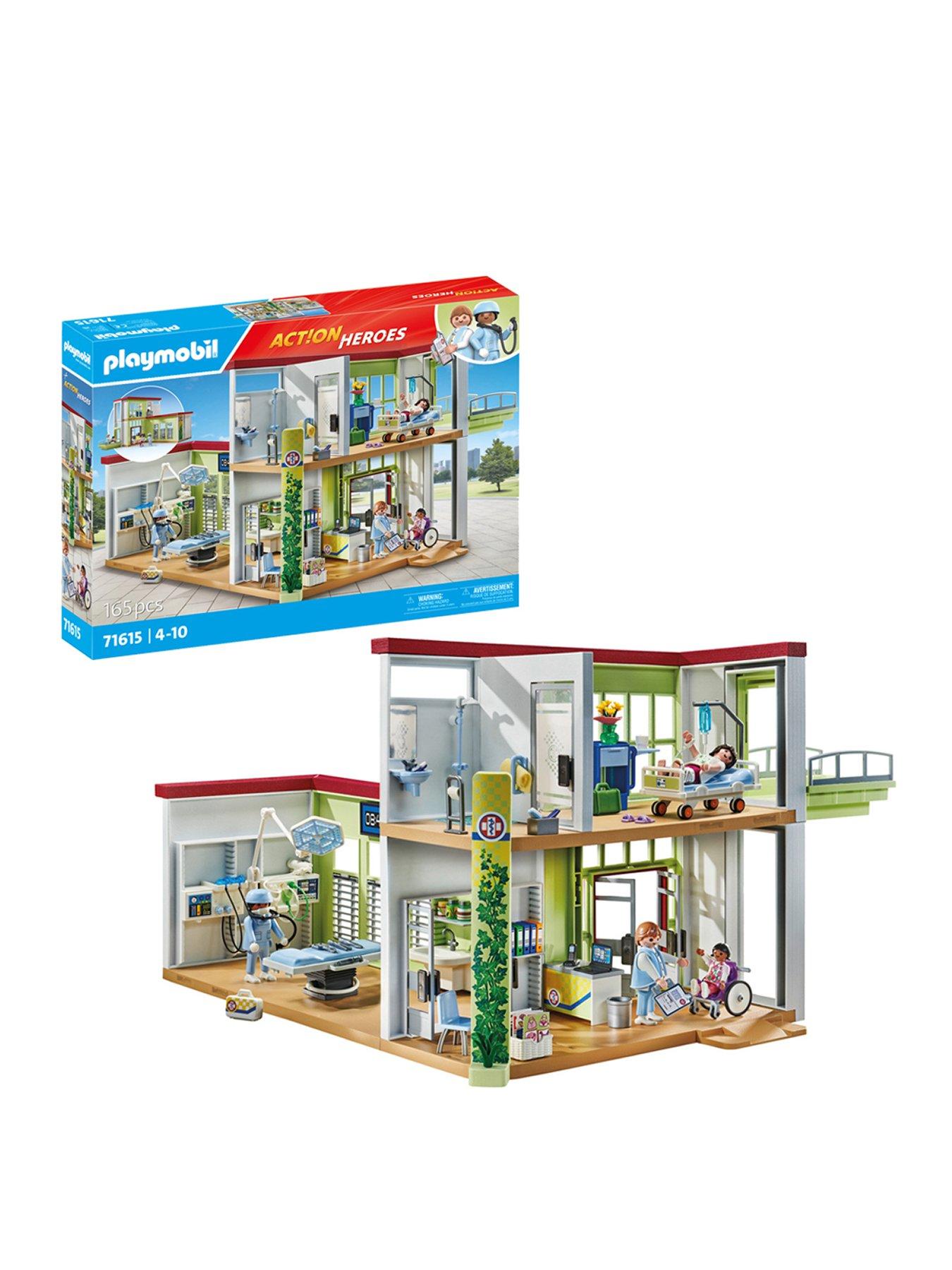  image of playmobil-71615-action-heroes-modern-hospital