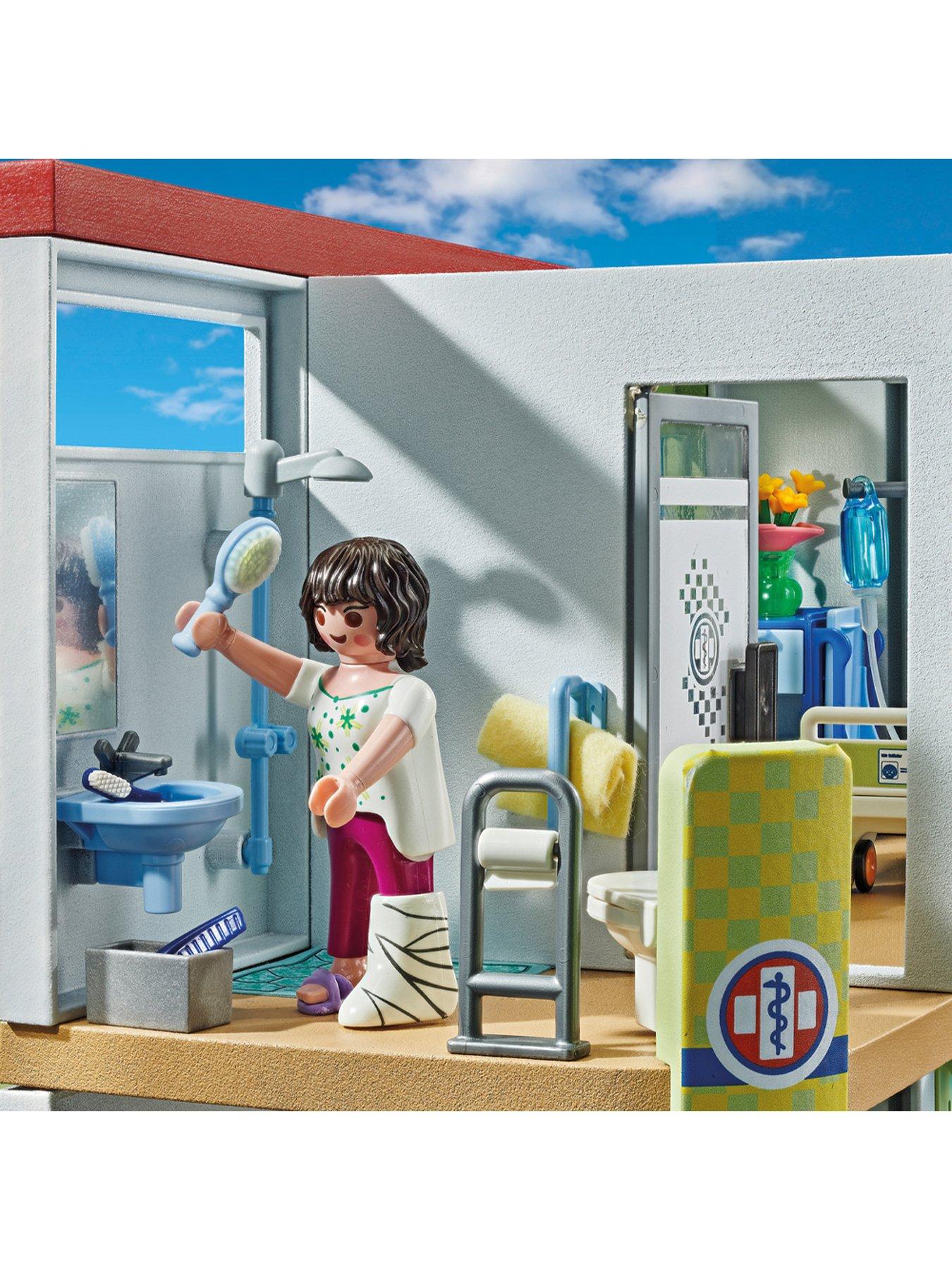  image of playmobil-71615-action-heroes-modern-hospital