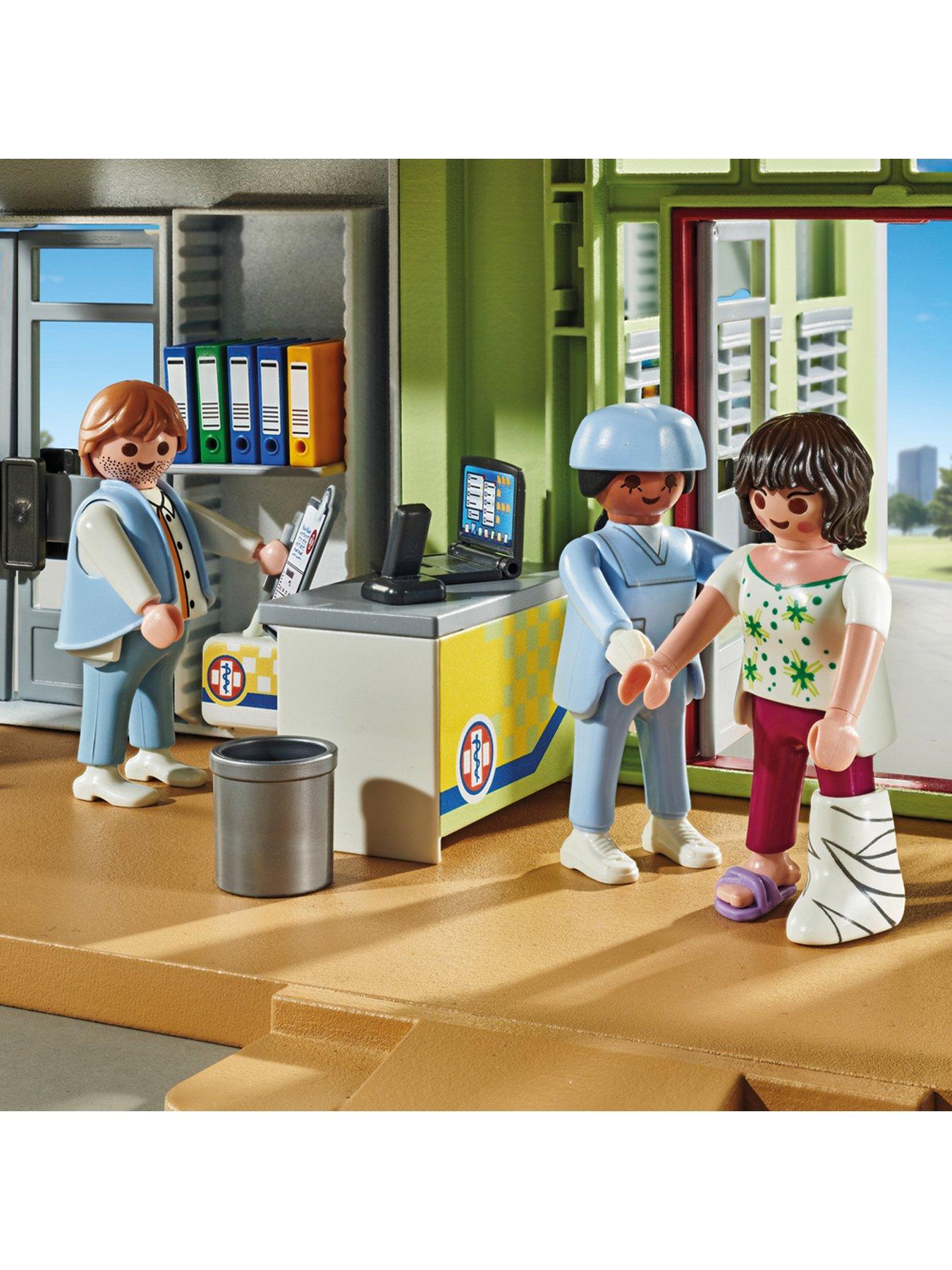  image of playmobil-71615-action-heroes-modern-hospital