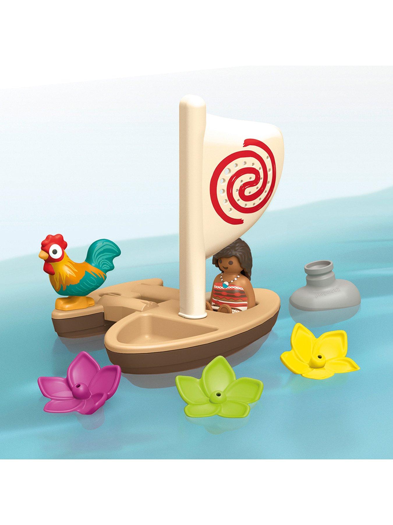 image of playmobil-71459-junior-aqua-amp-disney-moanas-sail-boat