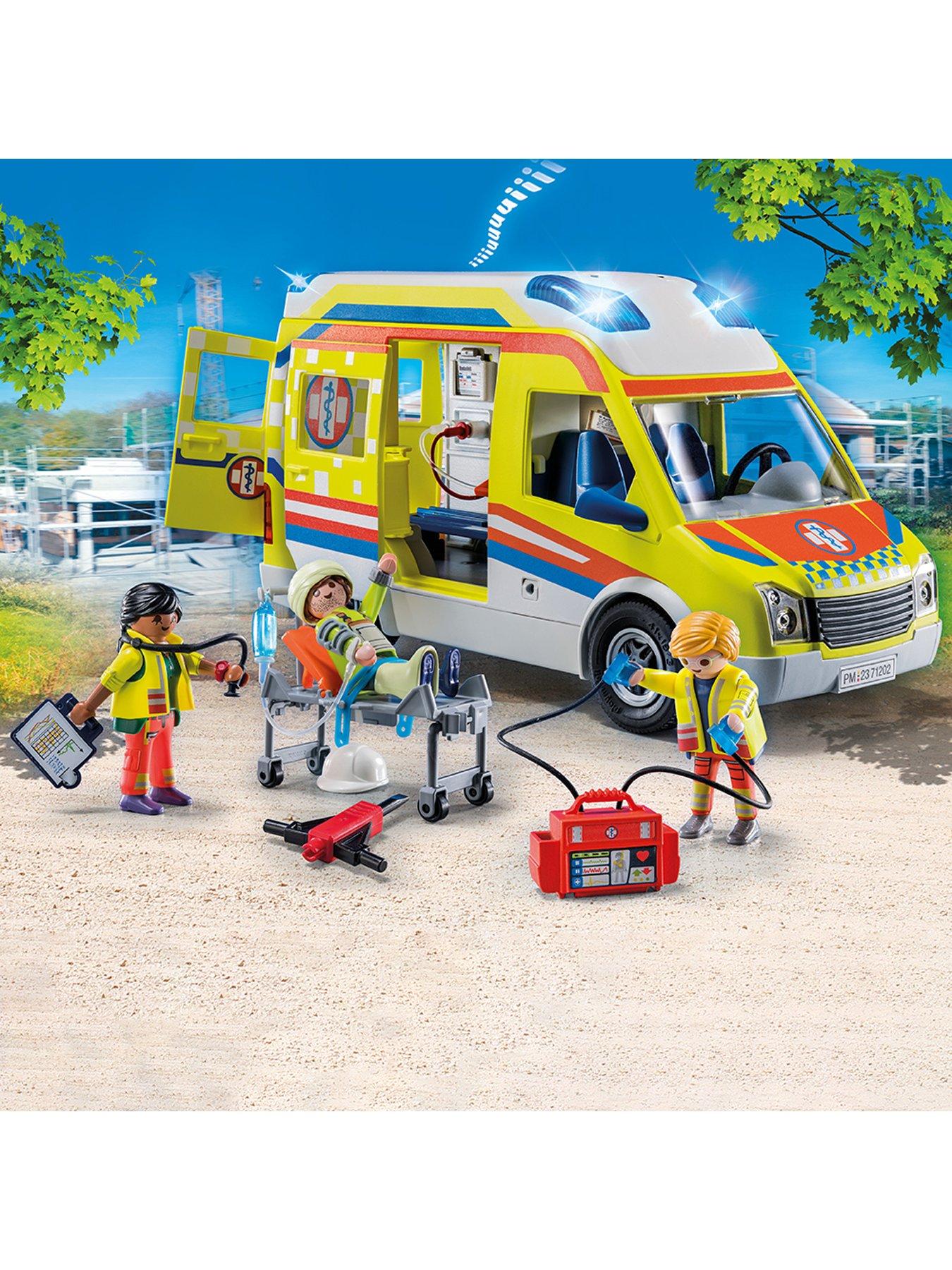  image of playmobil-71202-city-life-ambulance-with-lights-and-sound