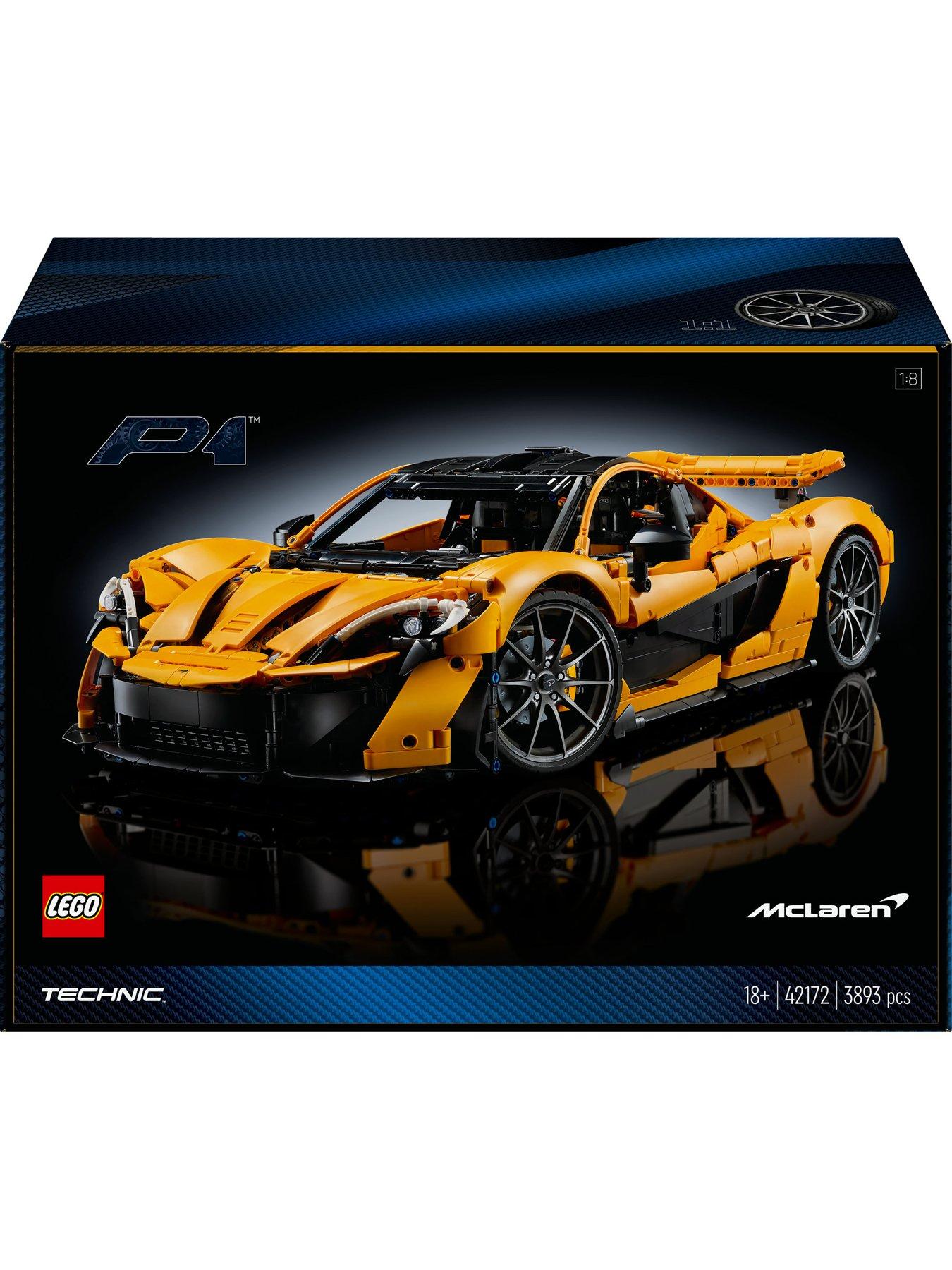 LEGO Technic McLaren P1 Car Set for Adults 42172 Littlewoods