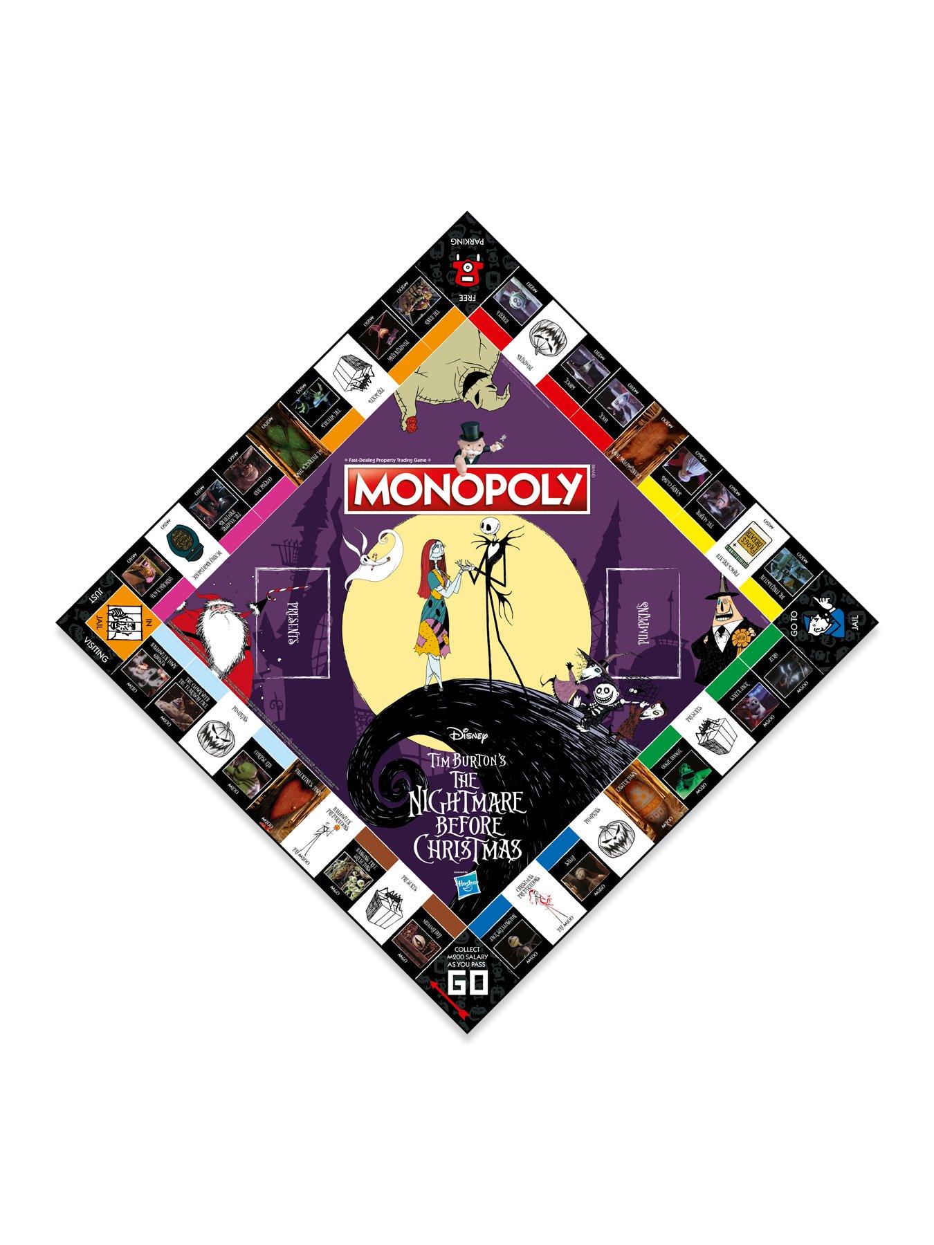  image of nightmare-before-christmas-monopoly-board-game