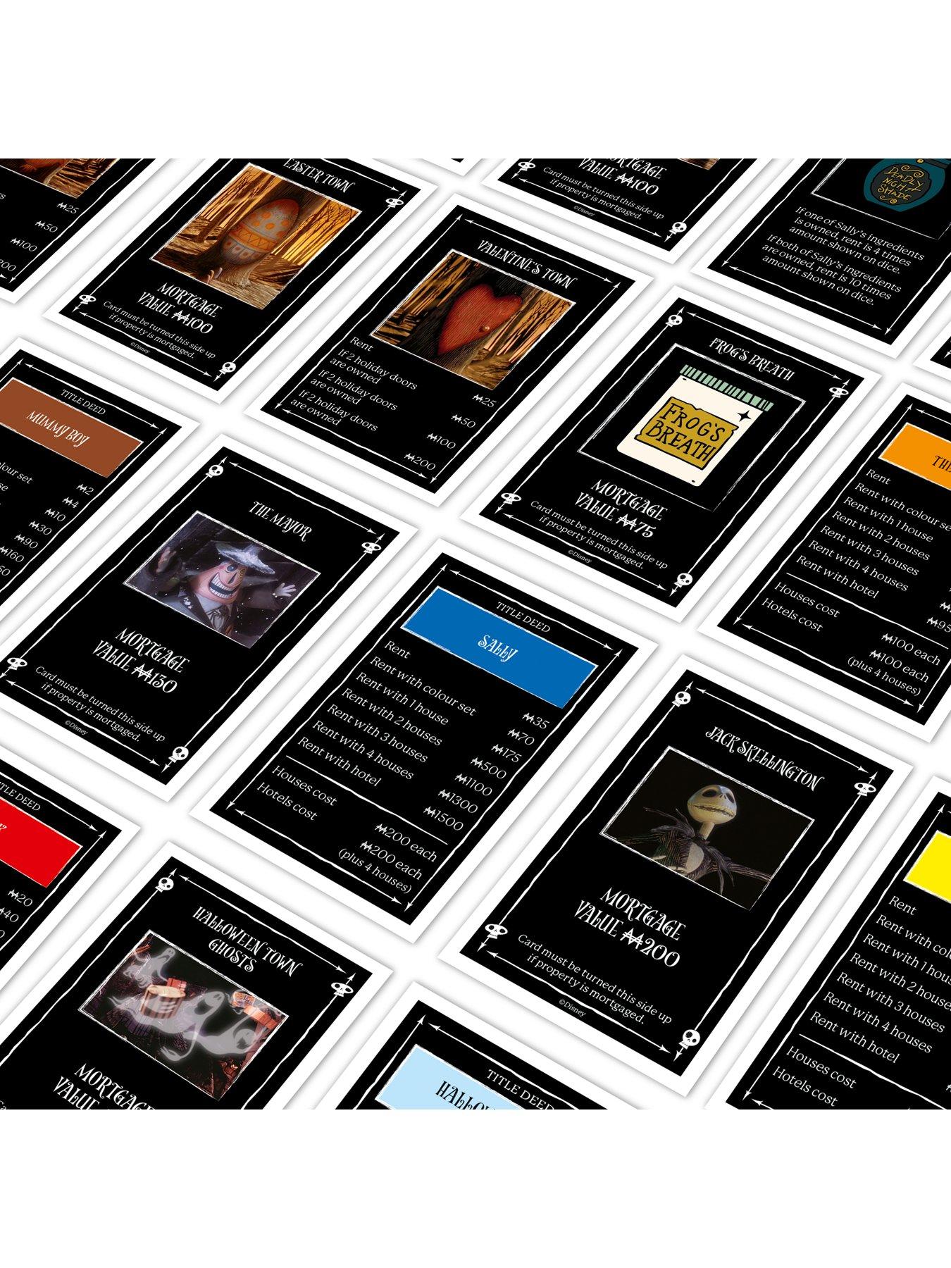  image of nightmare-before-christmas-monopoly-board-game