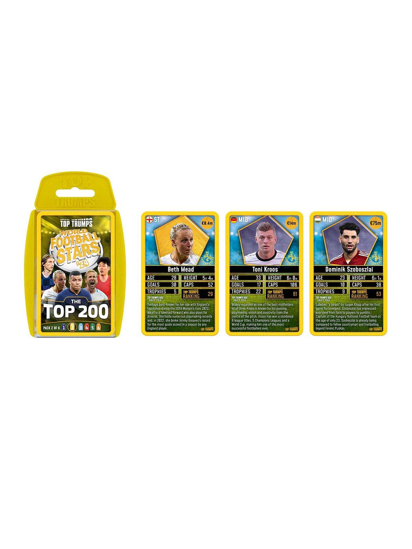 Image 5 of 5 of World Football Stars Top 200 Top Trumps Card Game&nbsp;- Pack 2