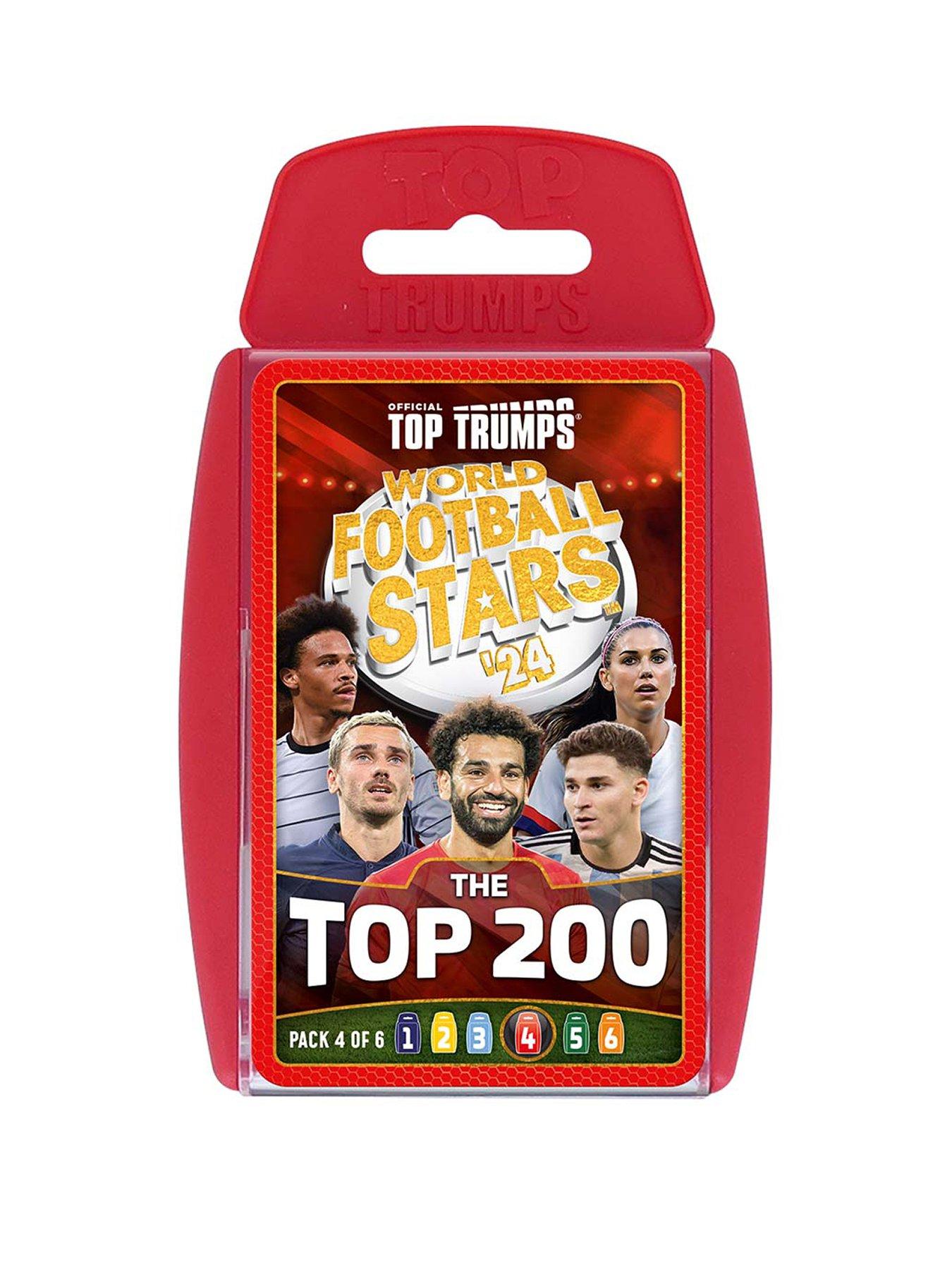 Image 1 of 5 of World Football Stars Top 200 Top Trumps Card Game&nbsp;- Pack 4