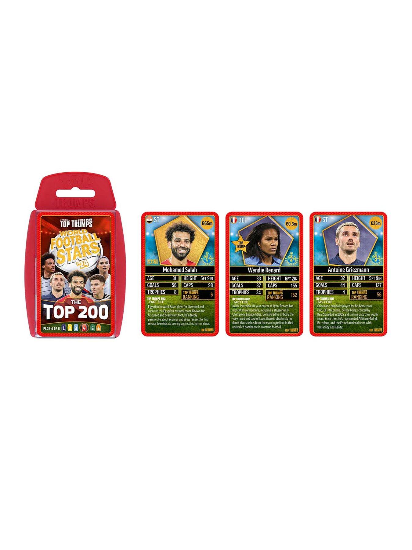 Image 5 of 5 of World Football Stars Top 200 Top Trumps Card Game&nbsp;- Pack 4