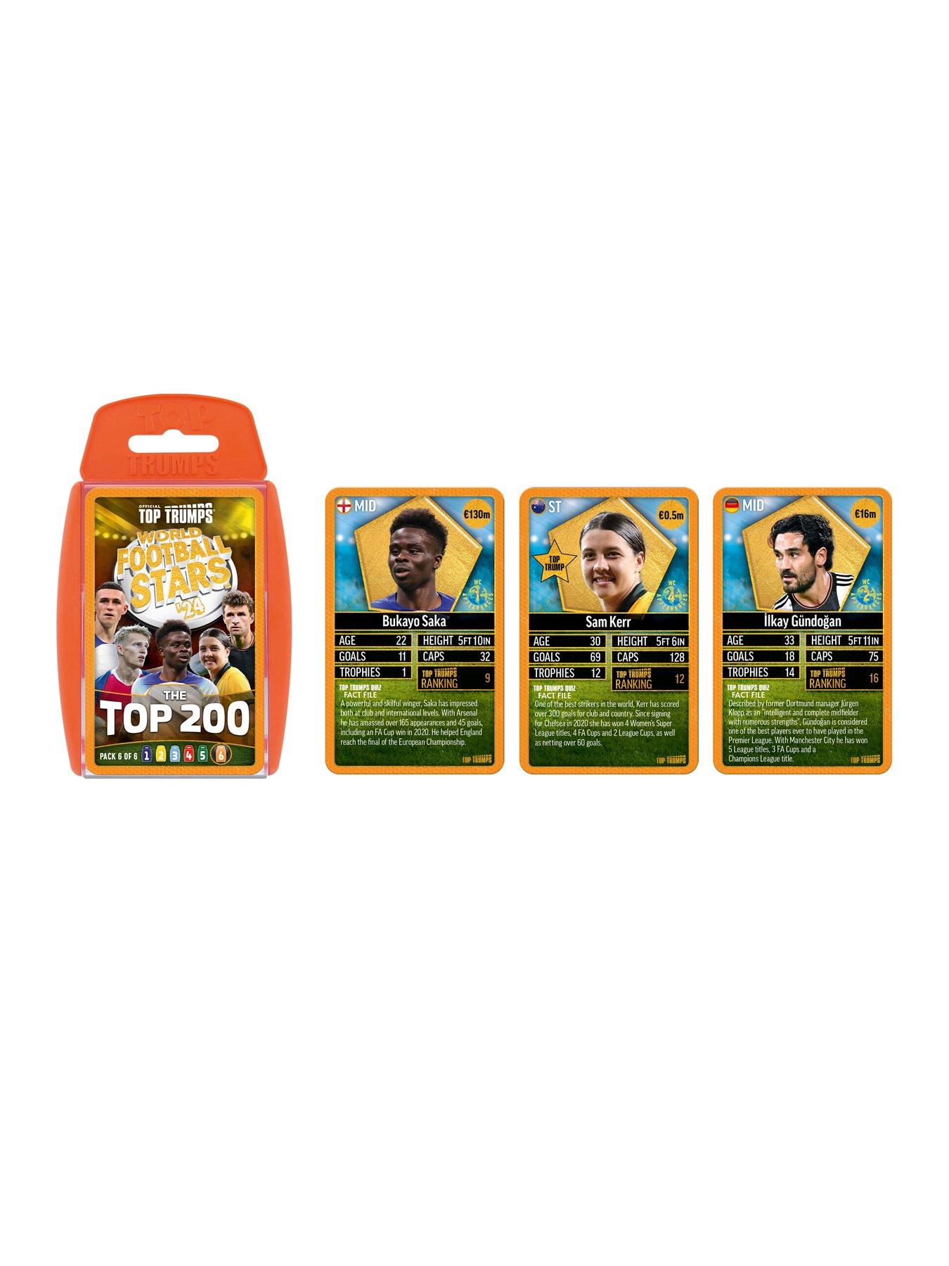 Image 7 of 7 of World Football Stars Top 200 Top Trumps Card Game&nbsp;- Pack 6