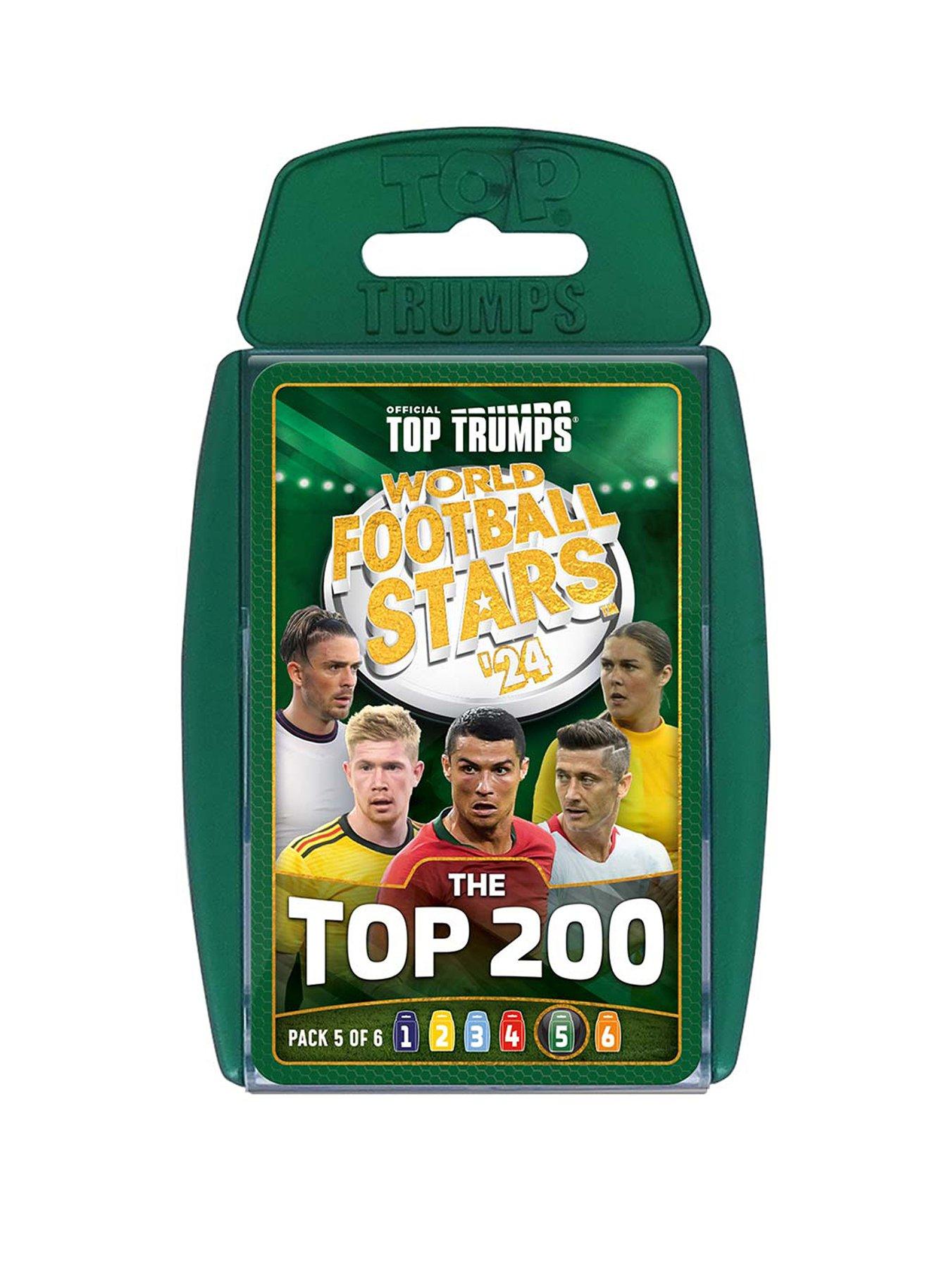undefined World Football Stars Top 200 Top Trumps - Pack 5