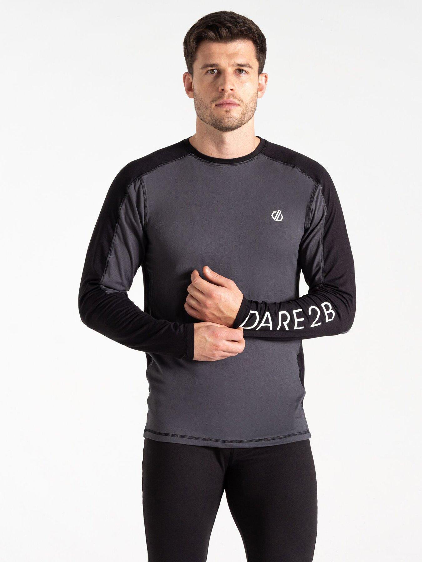 image of dare-2b-mens-ski-exchangenbspiv-baselayer-setnbsp-nbspblack