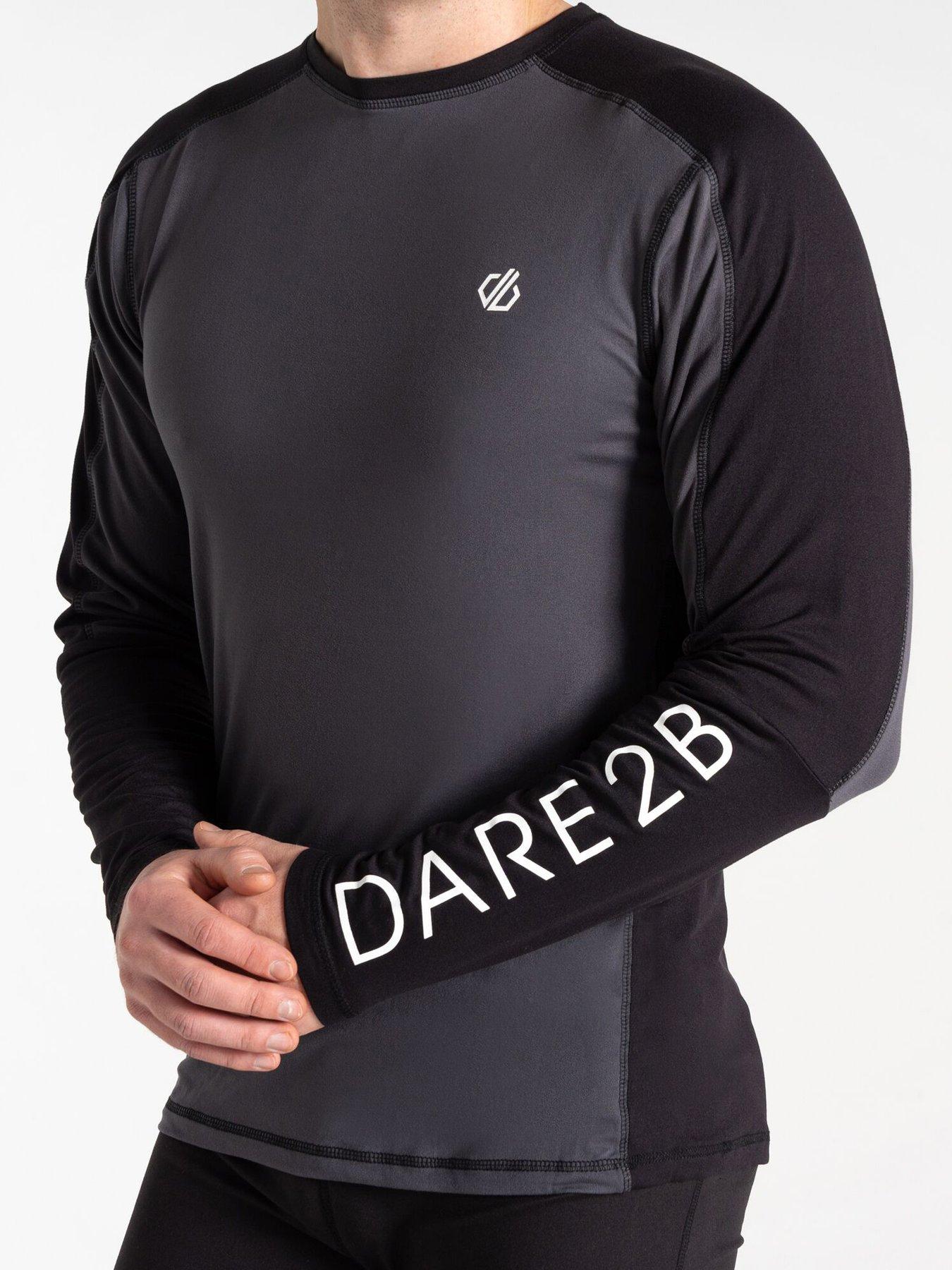  image of dare-2b-mens-ski-exchangenbspiv-baselayer-setnbsp-nbspblack