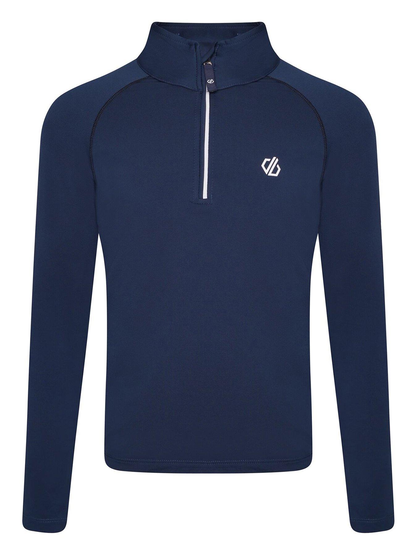 undefined Kids' Ski Consist II Core Stretch Midlayer Fleece - Moonlight Denim