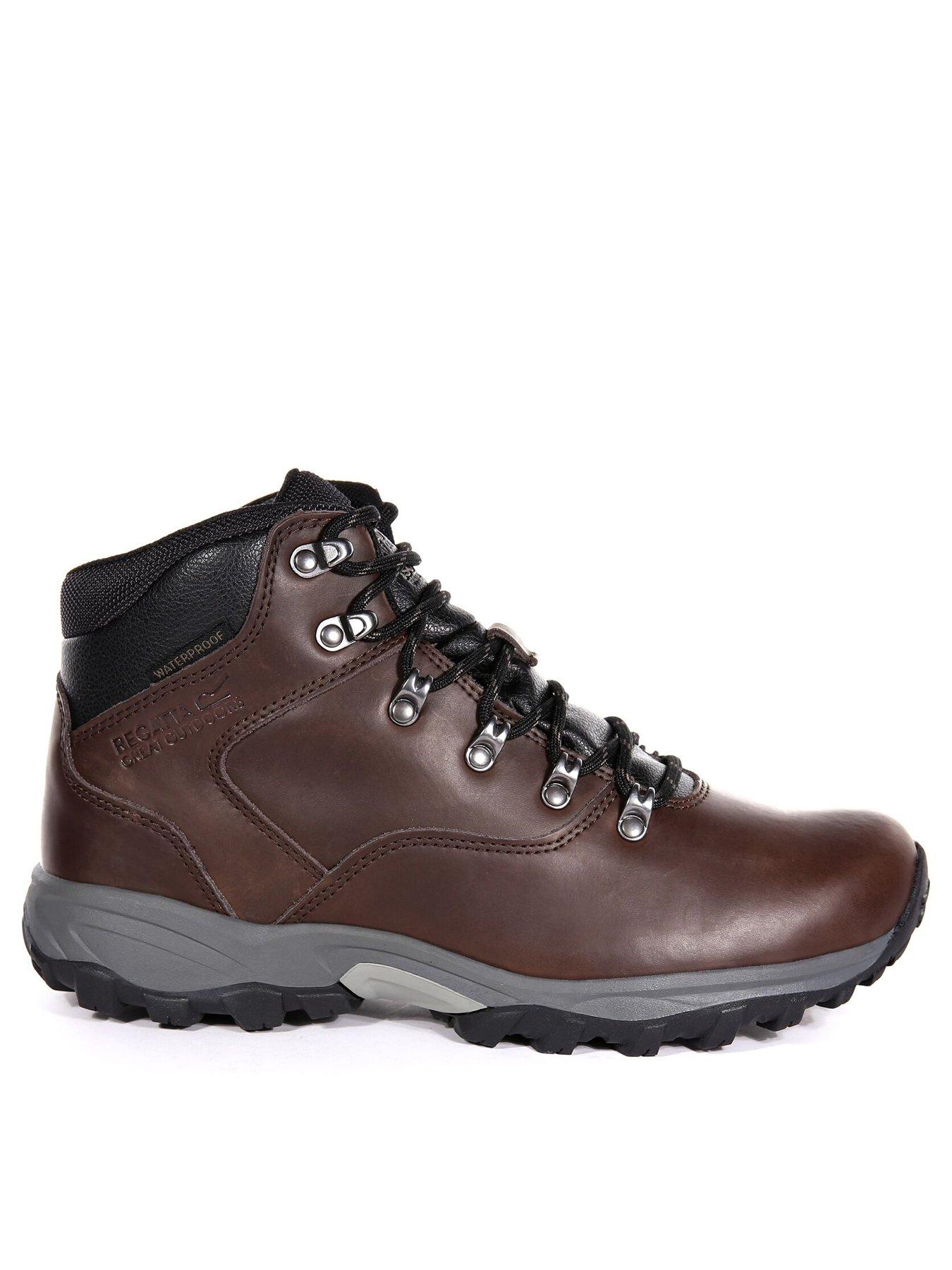 undefined Mens Bainsford Waterproof Leather Walking Boot -brown