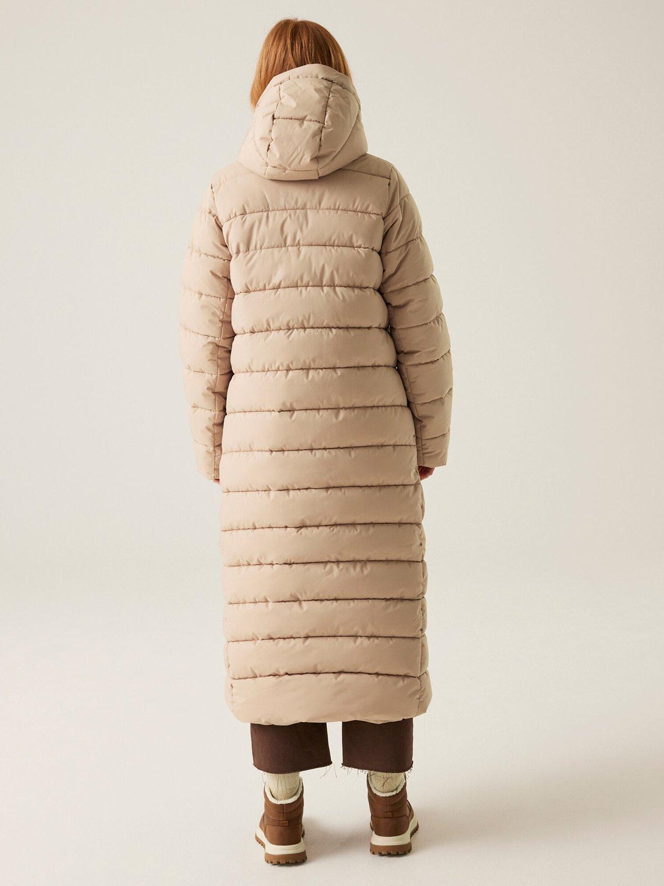  image of regatta-womens-elender-baffledquilted-jacket-taupe