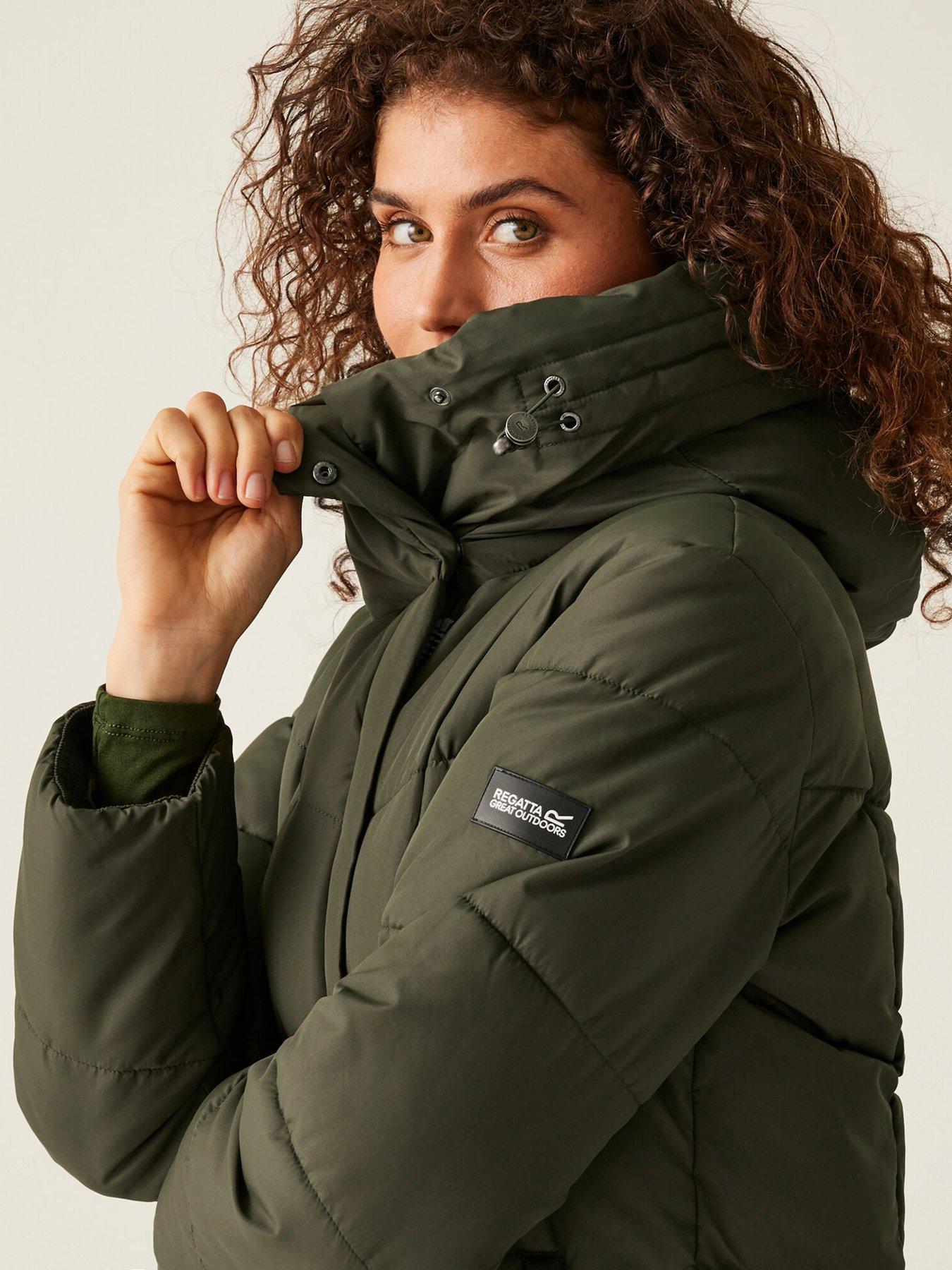 Roper 1473 Quilted Poly (Navy/Khaki) - Women's Jacket