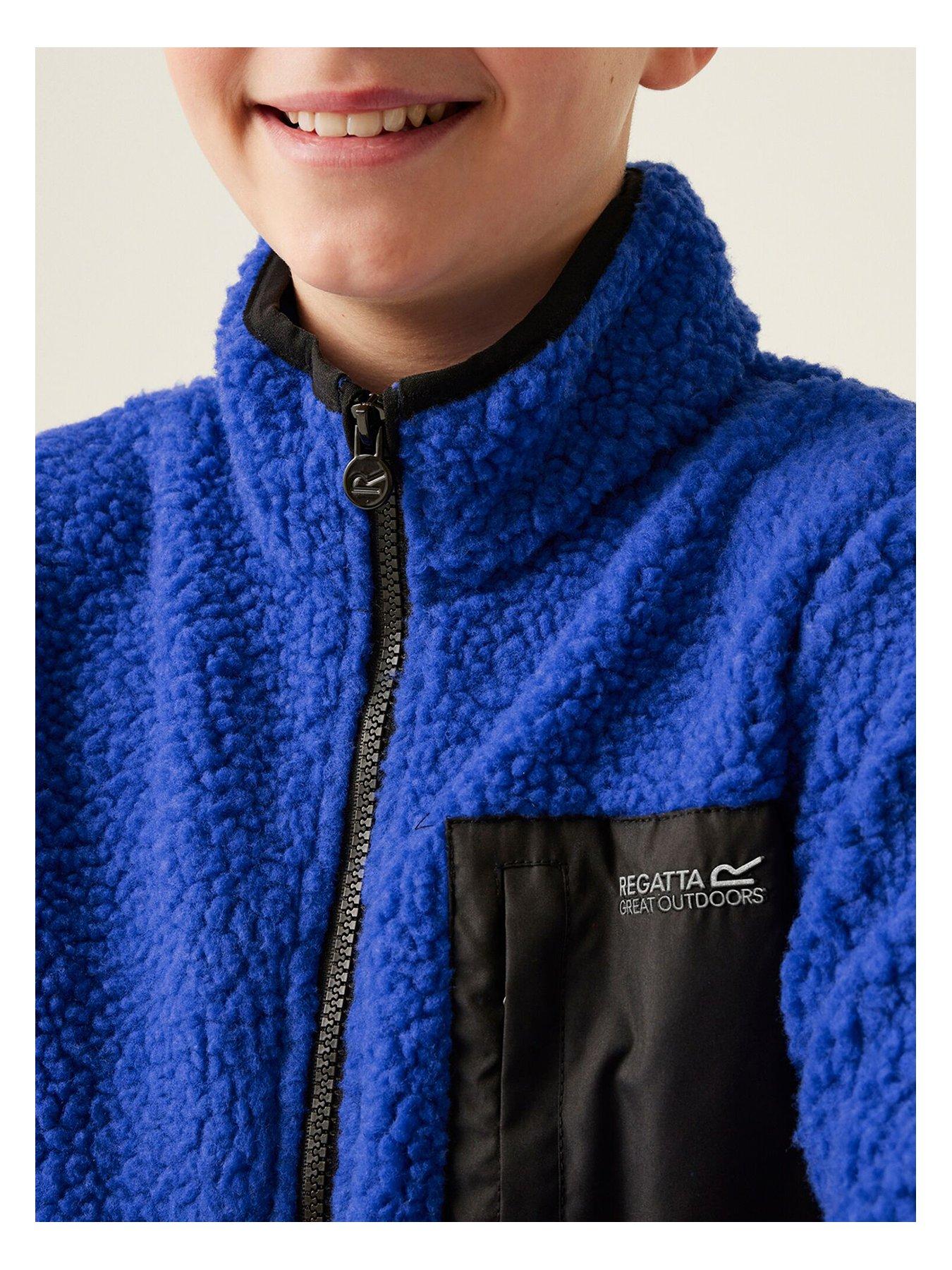 Image 3 of 5 of Regatta Kids Junior Frankie Full Zip Fleece--blue