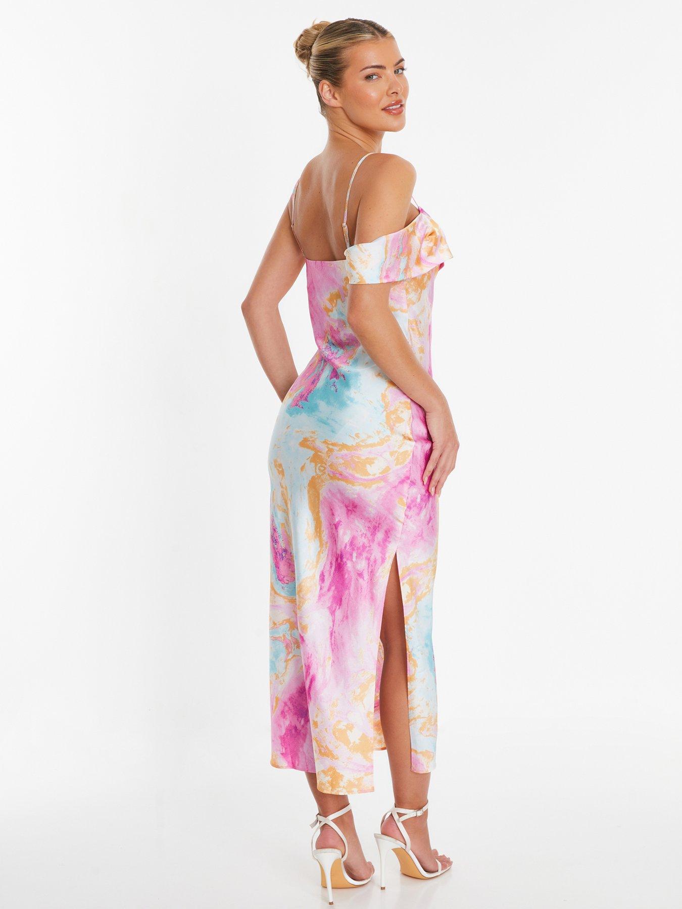 pink marble dress Light Pink Marble Maxi Dress