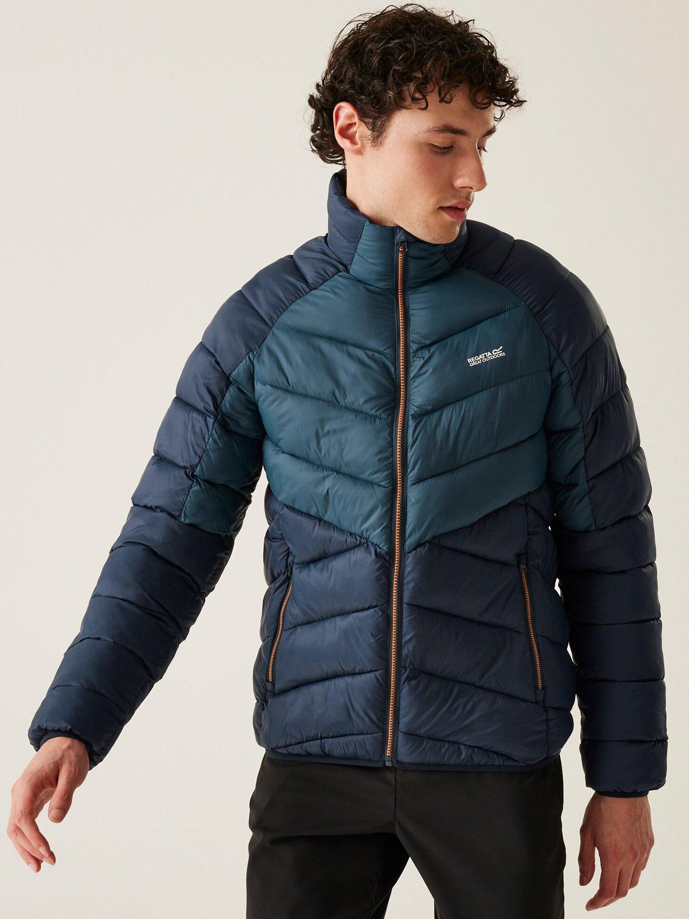 Regatta Mens Dalent Baffled/Quilted Jacket-NAVY