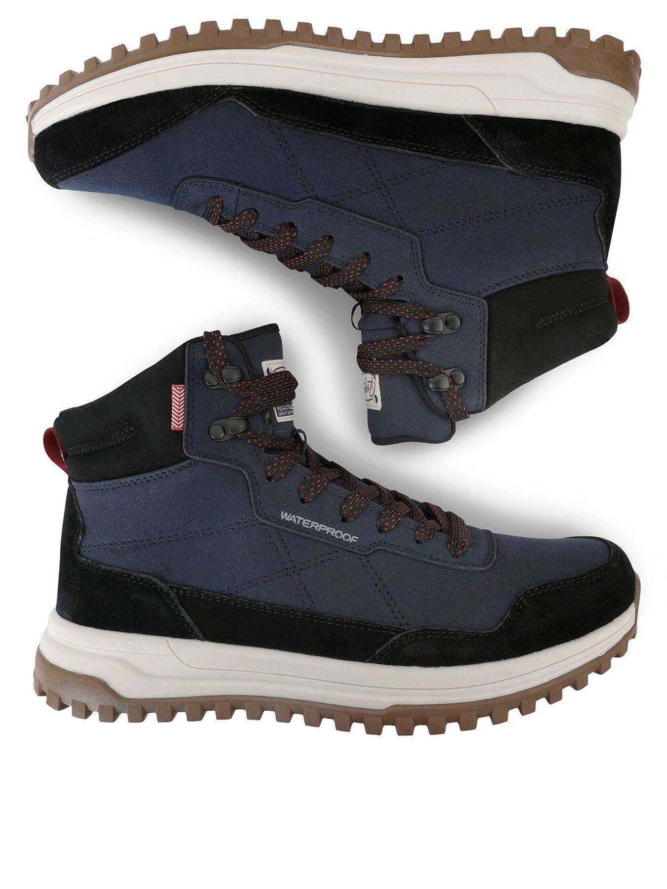  image of regatta-mens-mayfield-waterproof-walking-boot--navy