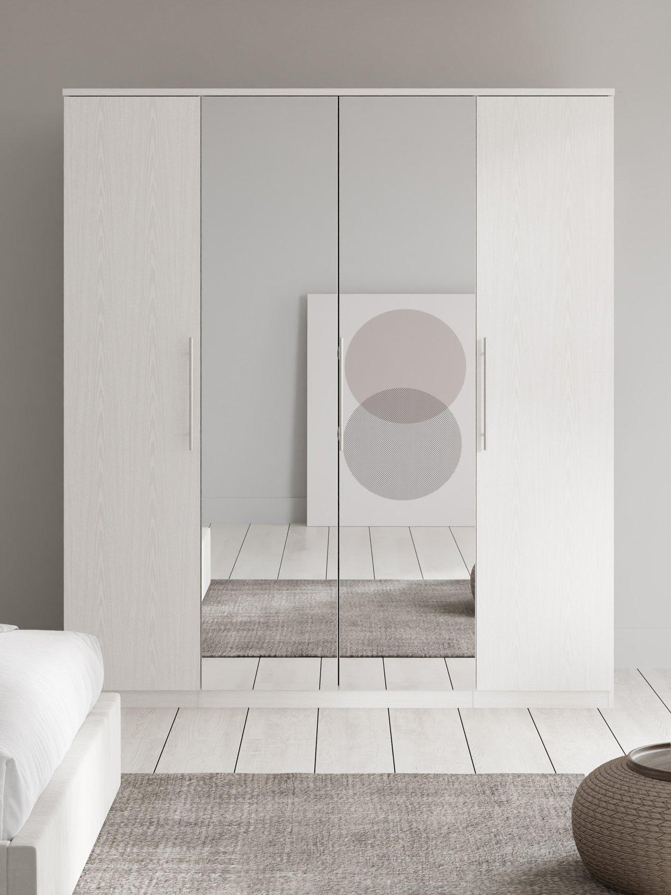 very-home-prague-4-door-wardrobe-with-mirrors-fscreg-certified