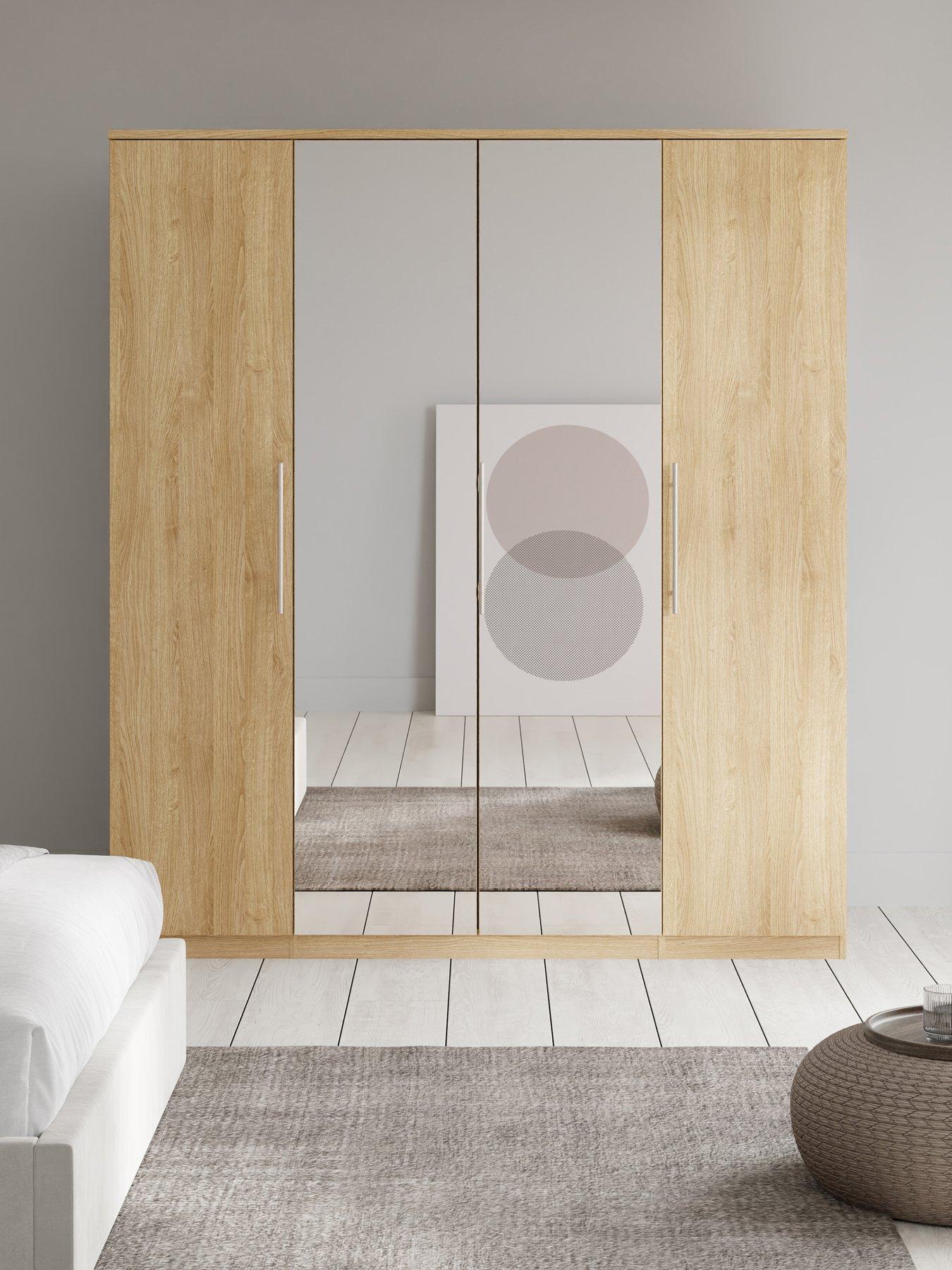 very-home-prague-4-door-wardrobe-with-mirrors-fscreg-certified