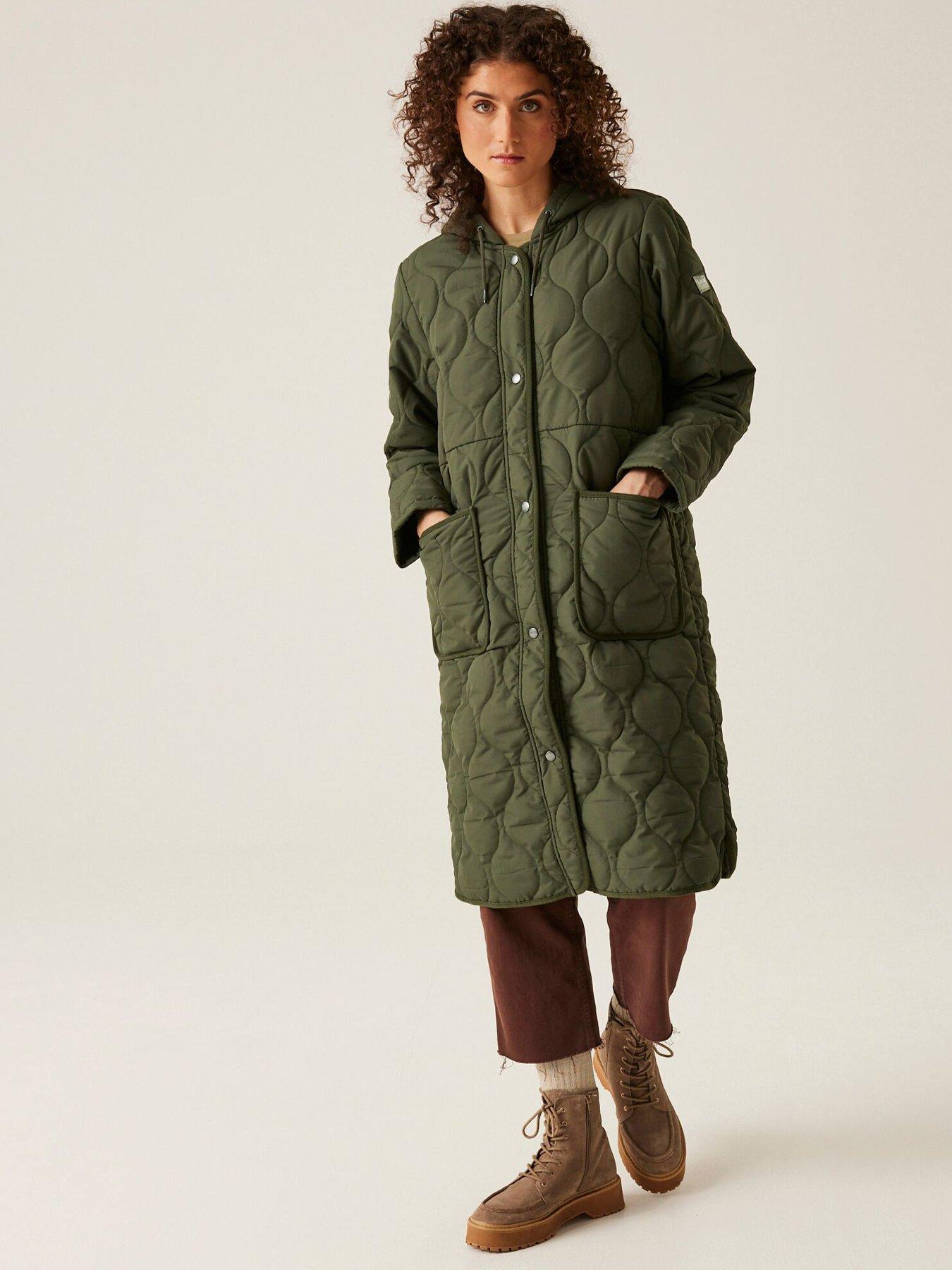 Regatta Womens Jaycee II Baffled/Quilted Jacket-KHAKI