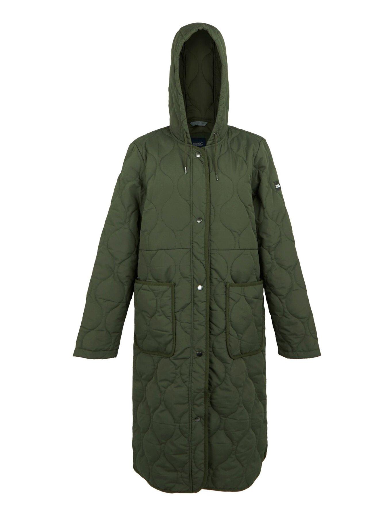  image of regatta-womens-jaycee-ii-baffledquilted-jacket-khaki