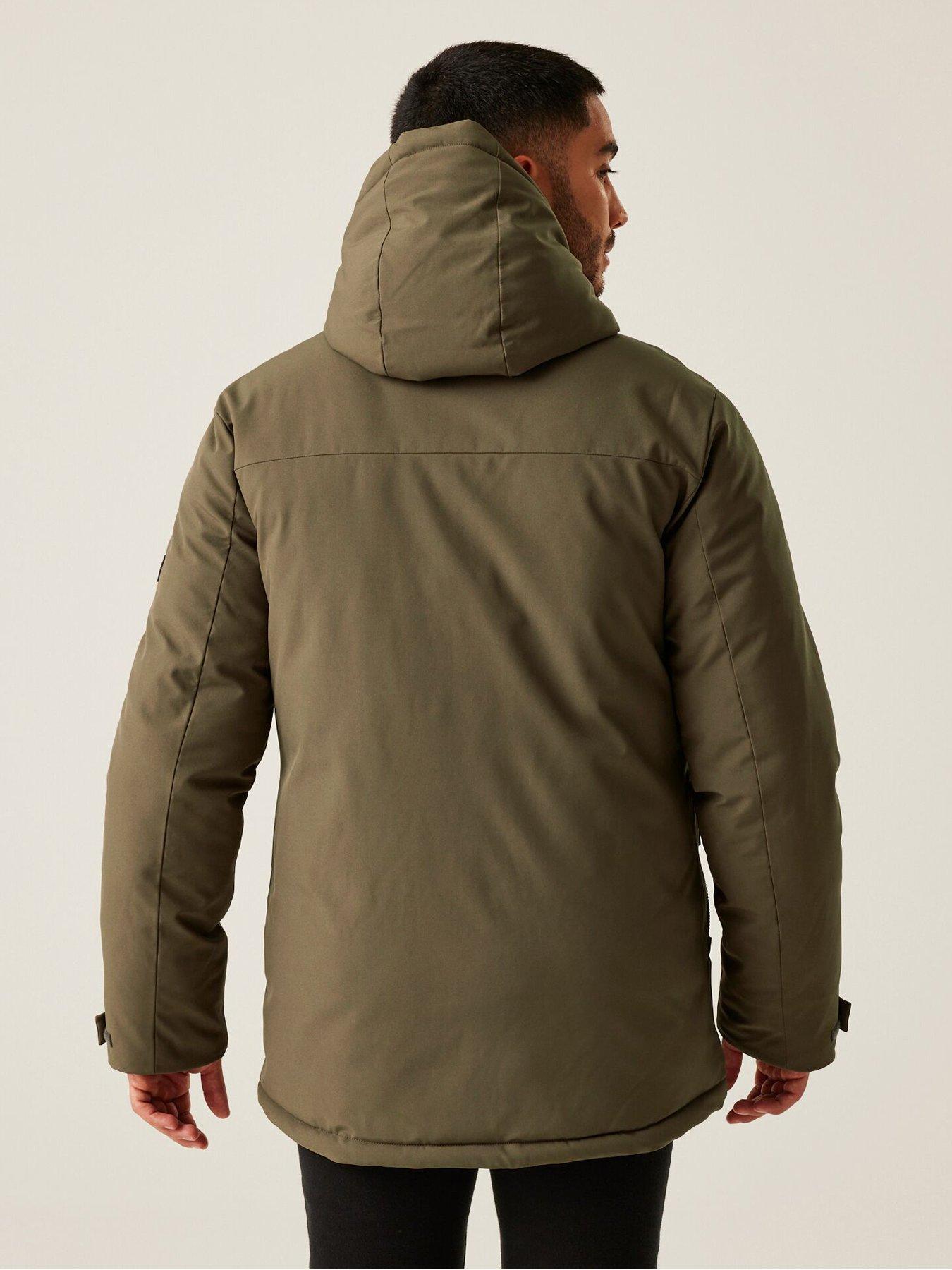 Image 2 of 6 of Regatta Mens Dallymoore Baffled/Quilted Jacket-KHAKI