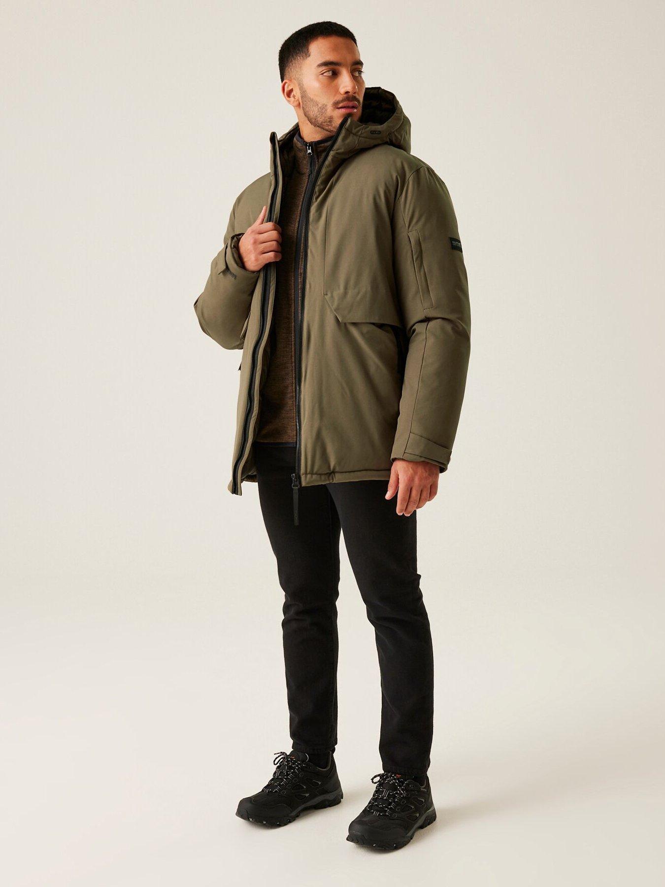 Image 3 of 6 of Regatta Mens Dallymoore Baffled/Quilted Jacket-KHAKI