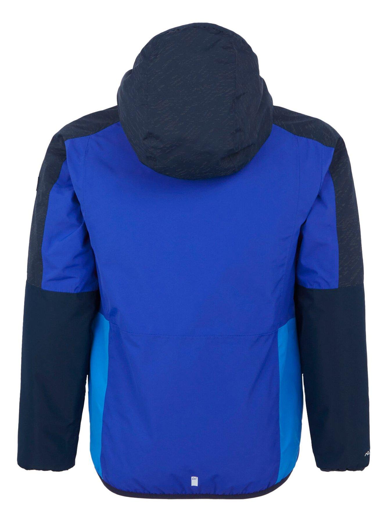  image of regatta-kids-volcanics-reflective-viii-waterproof-insulated-jacket--navy