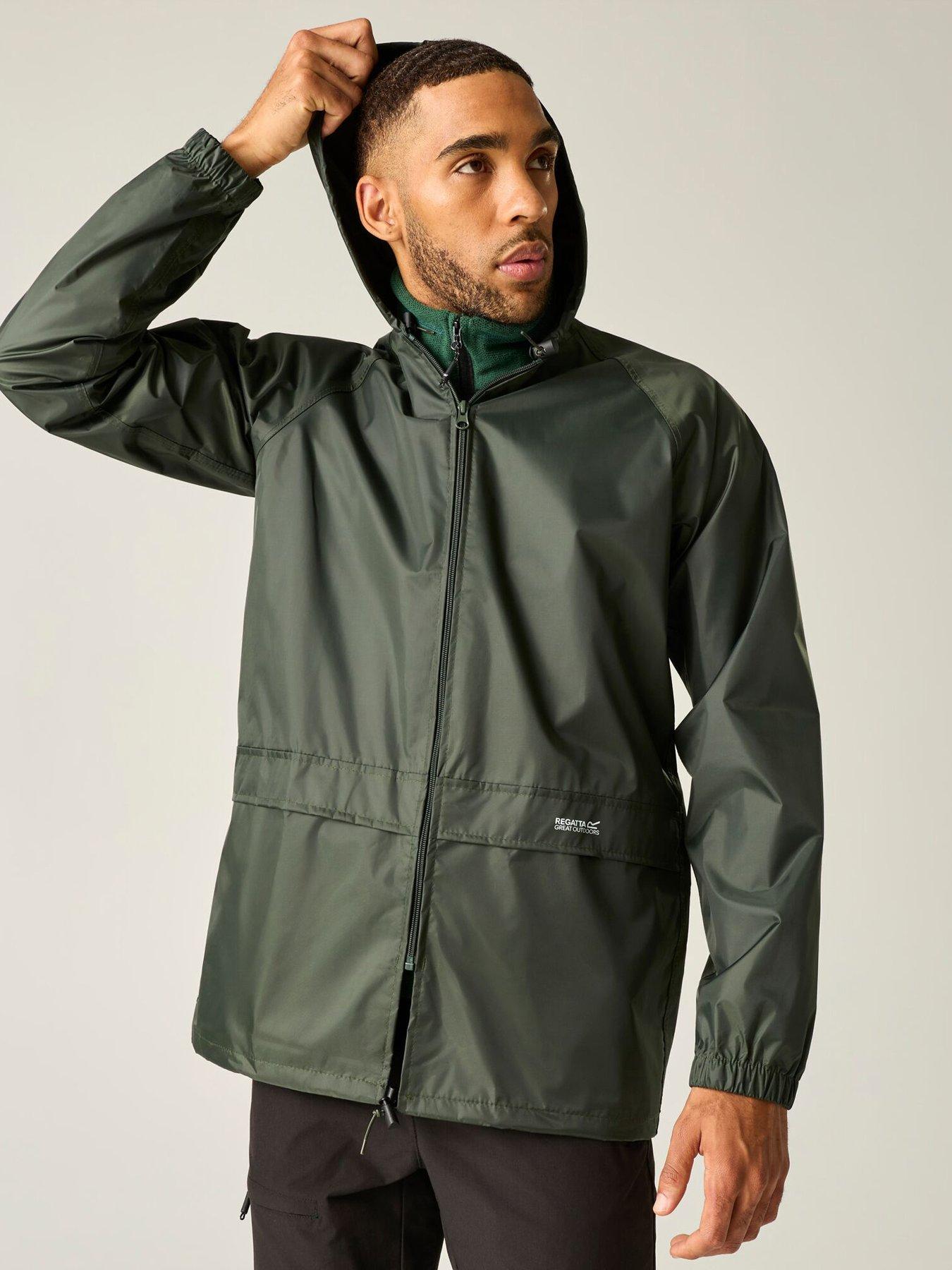Regatta Mens Stormbreak Jacket Waterproof Shell-KHAKI