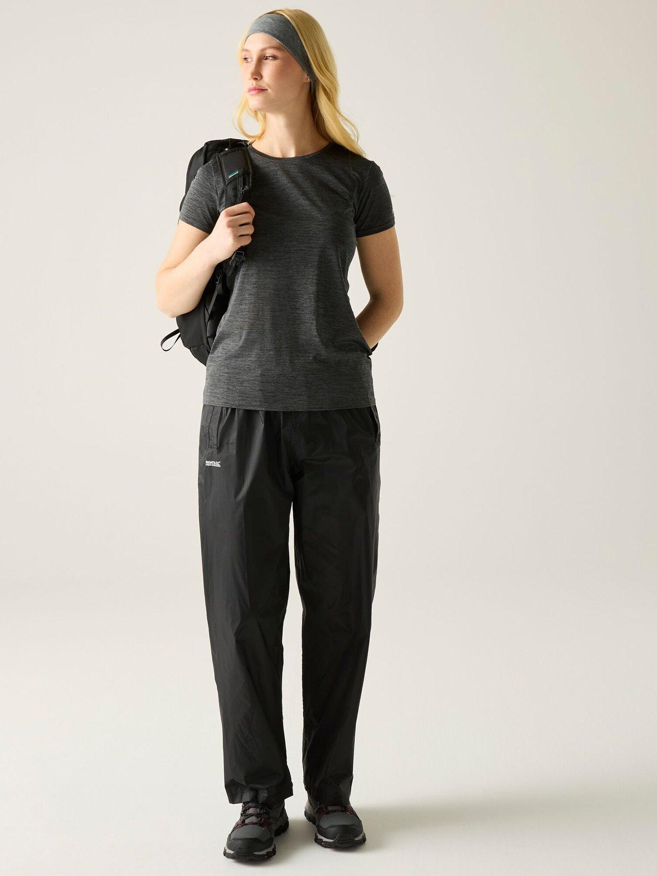  image of regatta-womens-pack-it-overtrousers-black