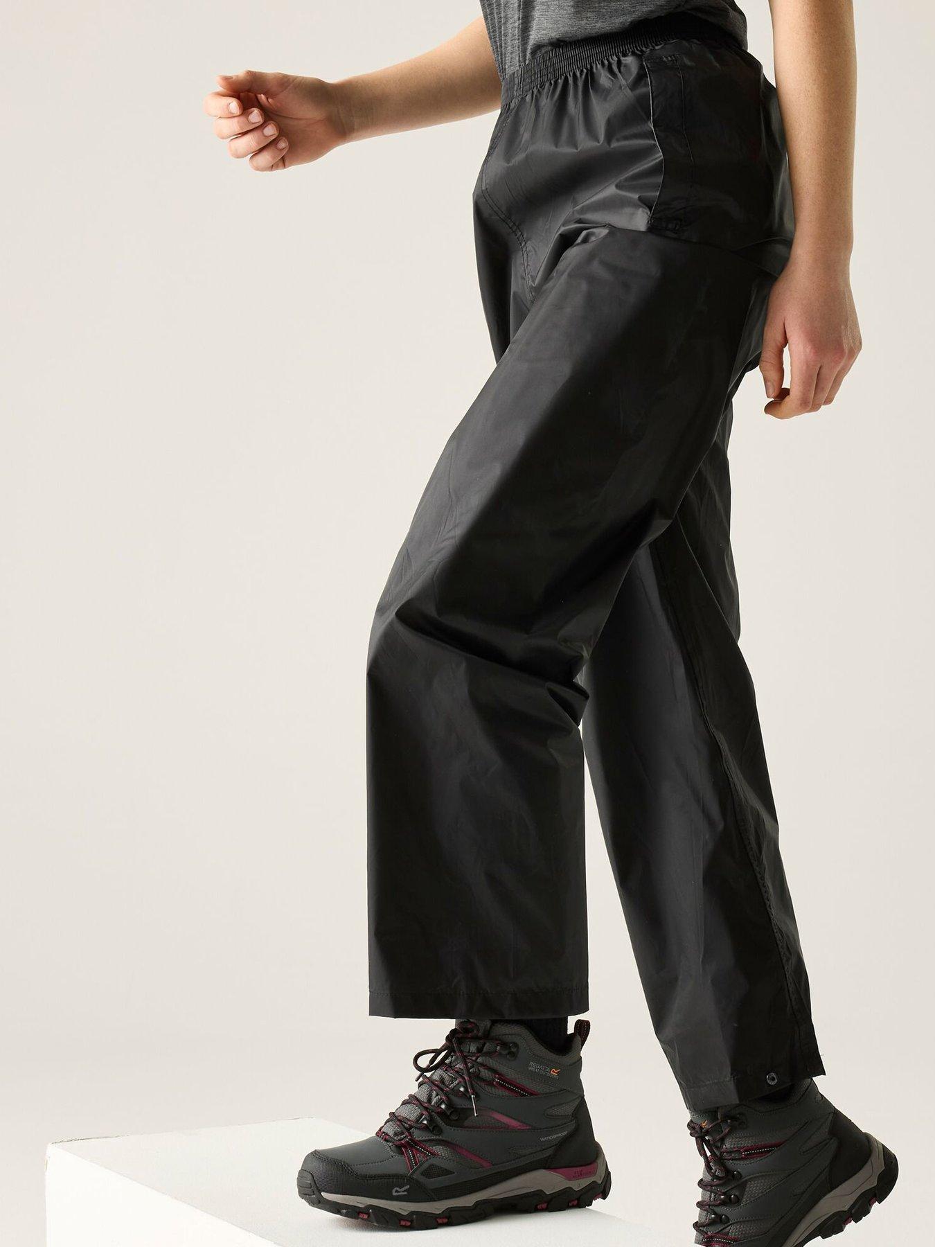  image of regatta-womens-pack-it-overtrousers-black