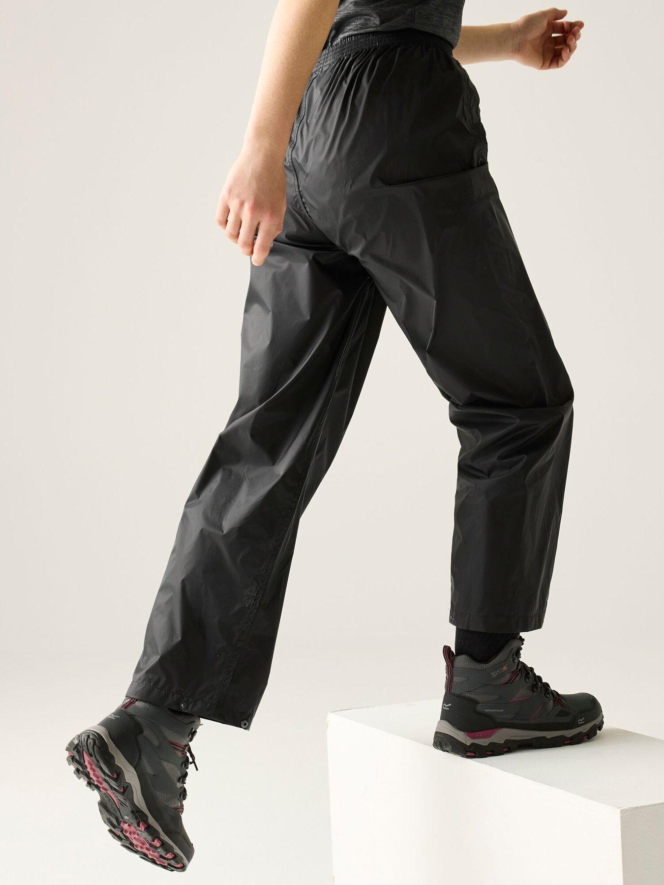  image of regatta-womens-pack-it-overtrousers-black