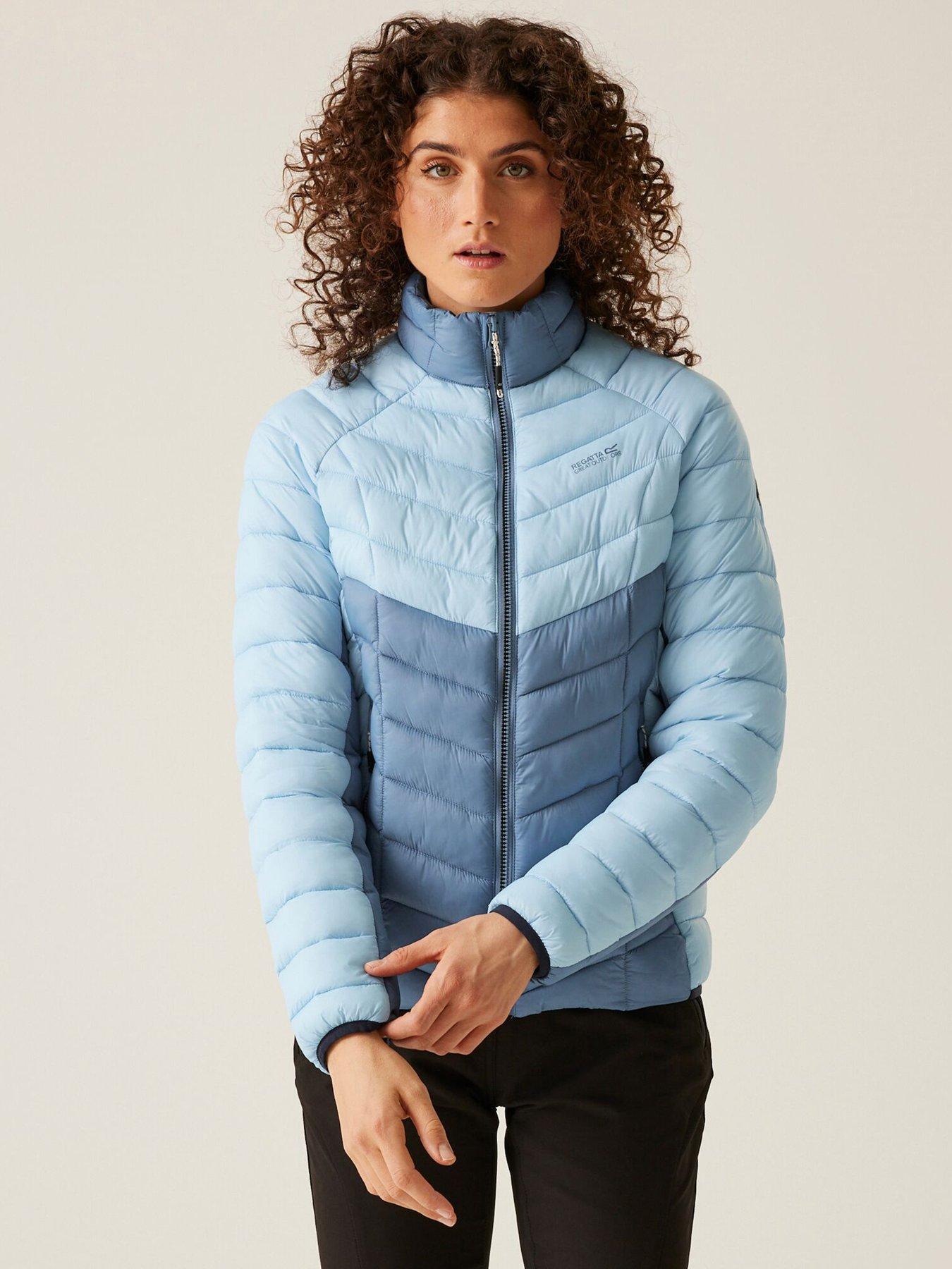  image of regatta-womens-dalent-baffledquilted-jacket-blue