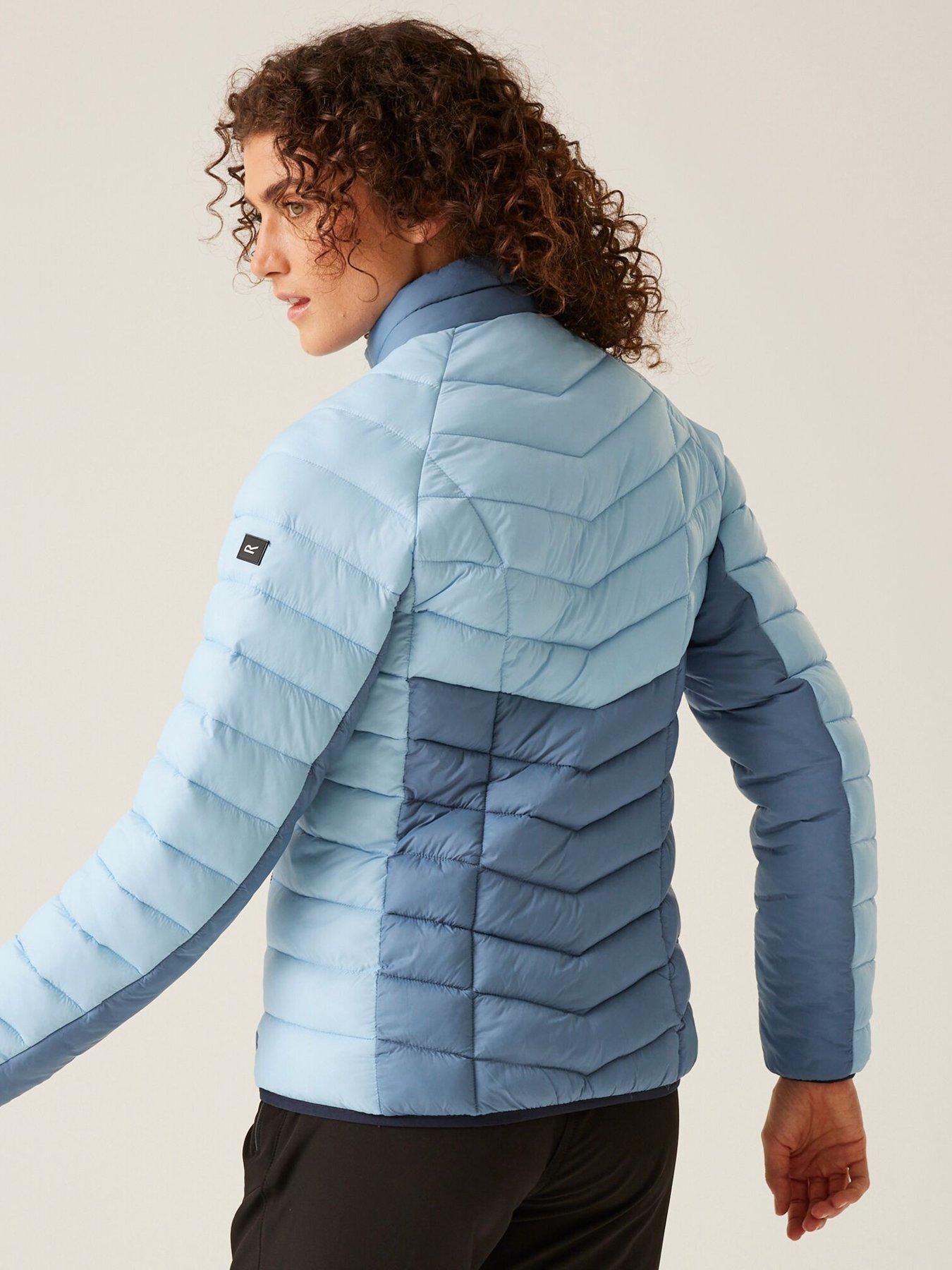  image of regatta-womens-dalent-baffledquilted-jacket-blue