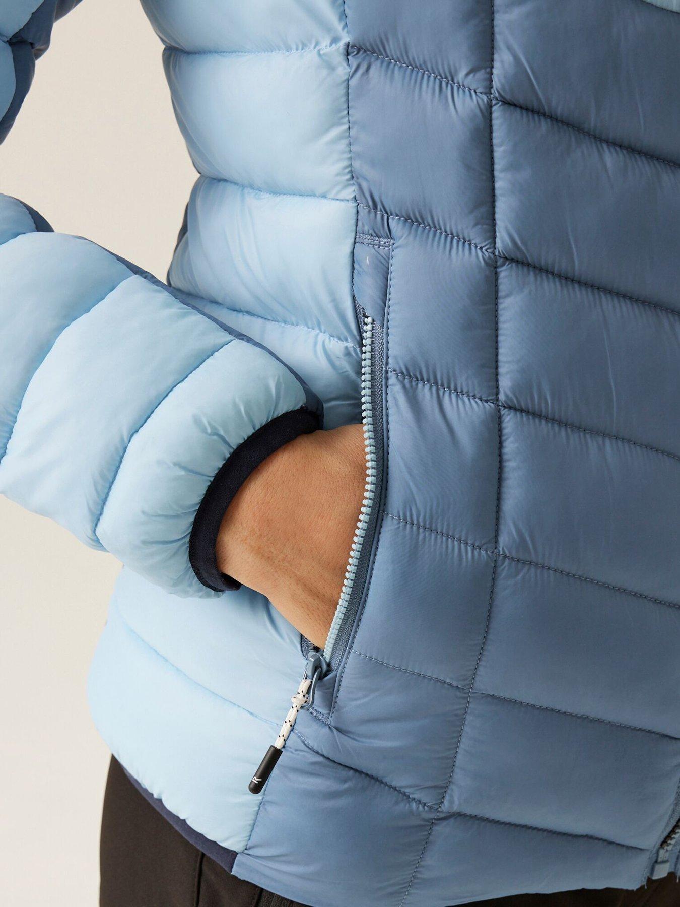  image of regatta-womens-dalent-baffledquilted-jacket-blue