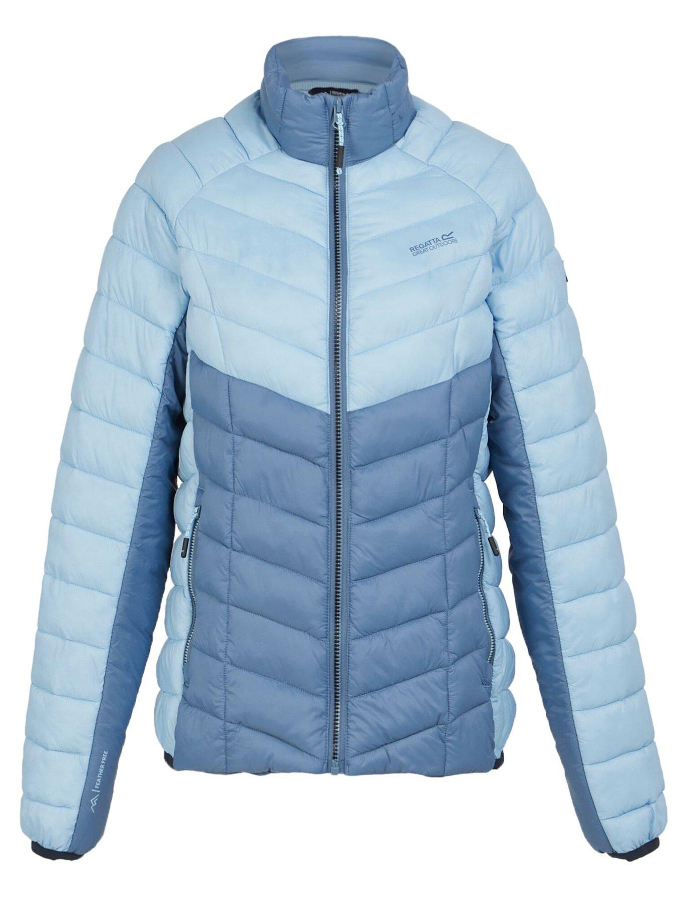  image of regatta-womens-dalent-baffledquilted-jacket-blue