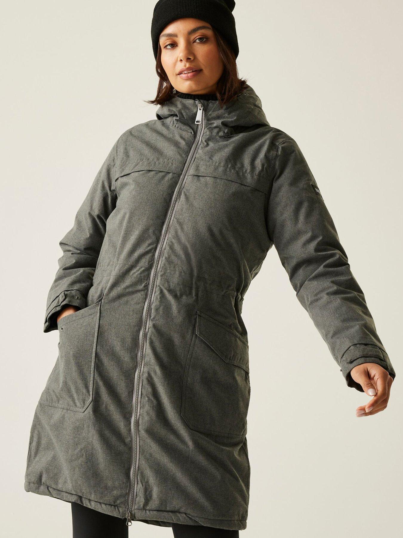 Image 2 of 6 of Regatta Womens Romine II Waterproof Insulated Jacket-GREY