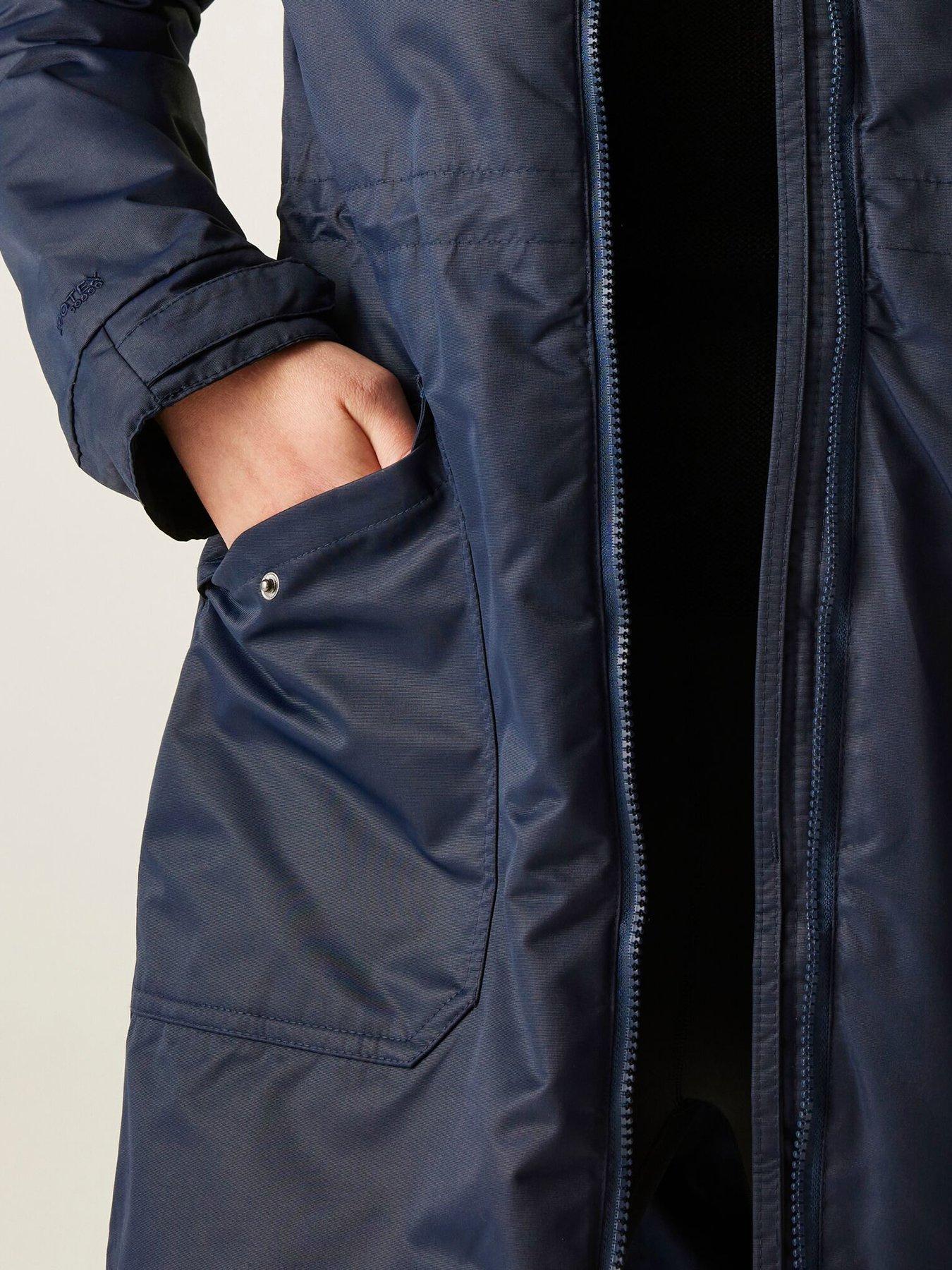 Image 4 of 6 of Regatta Womens Romine II Waterproof Insulated Jacket-NAVY