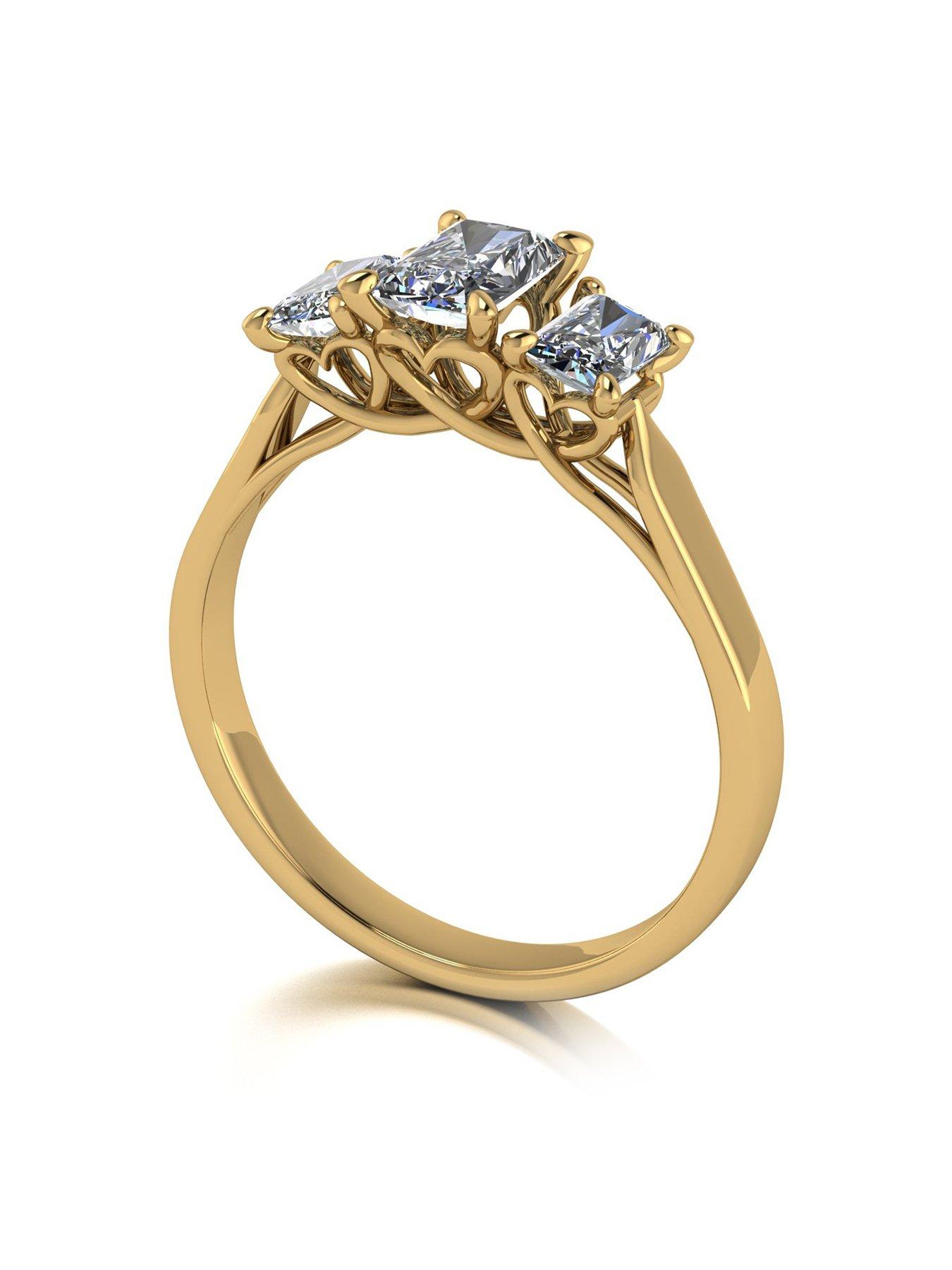 moissanite-lady-lynsey-l-amour-moissanite-9ctnbspgold-135ct-total-radiant-cut-trilogy-ring