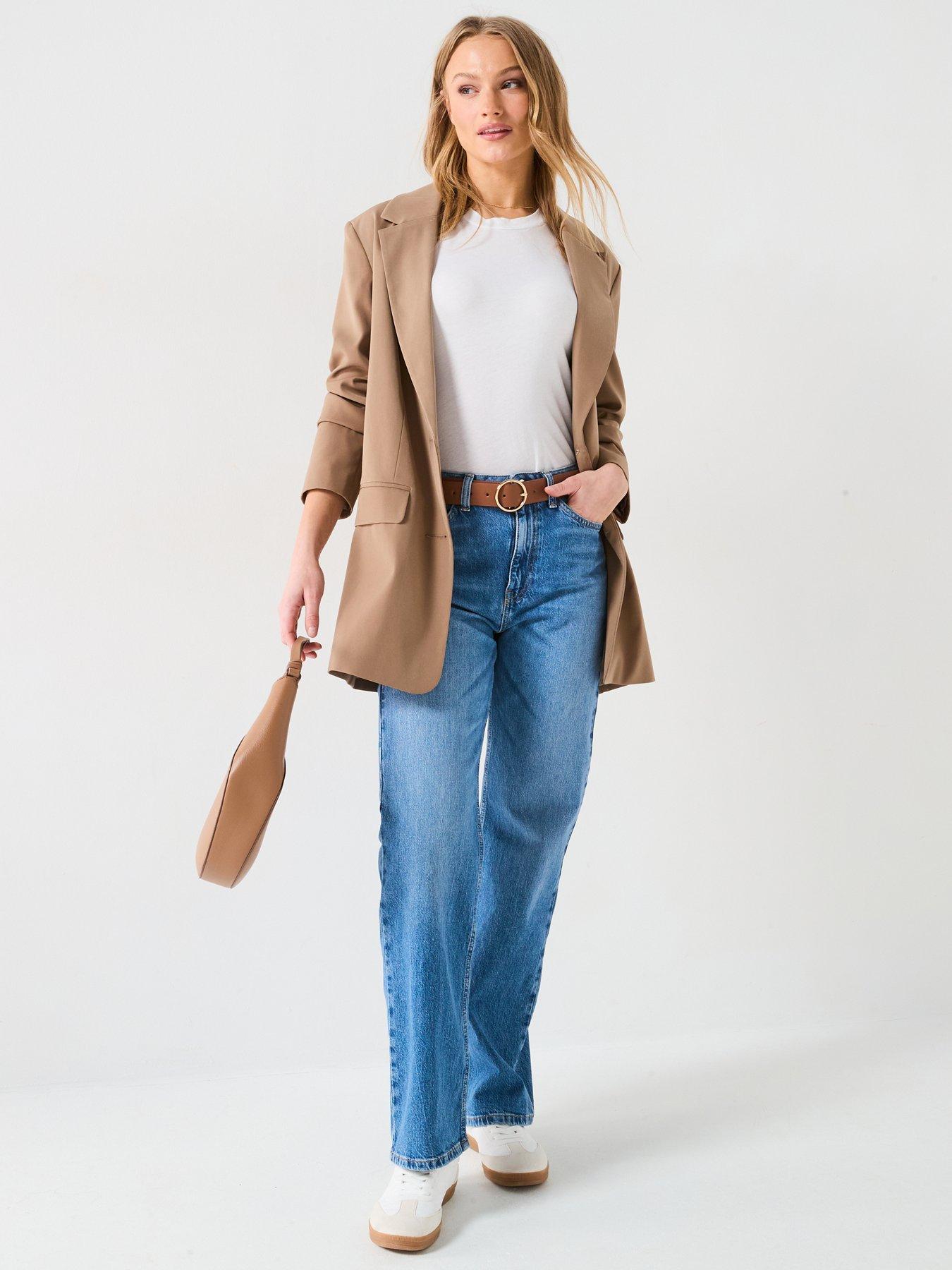  image of v-by-very-wide-leg-jeans-with-stretch-midi-wash
