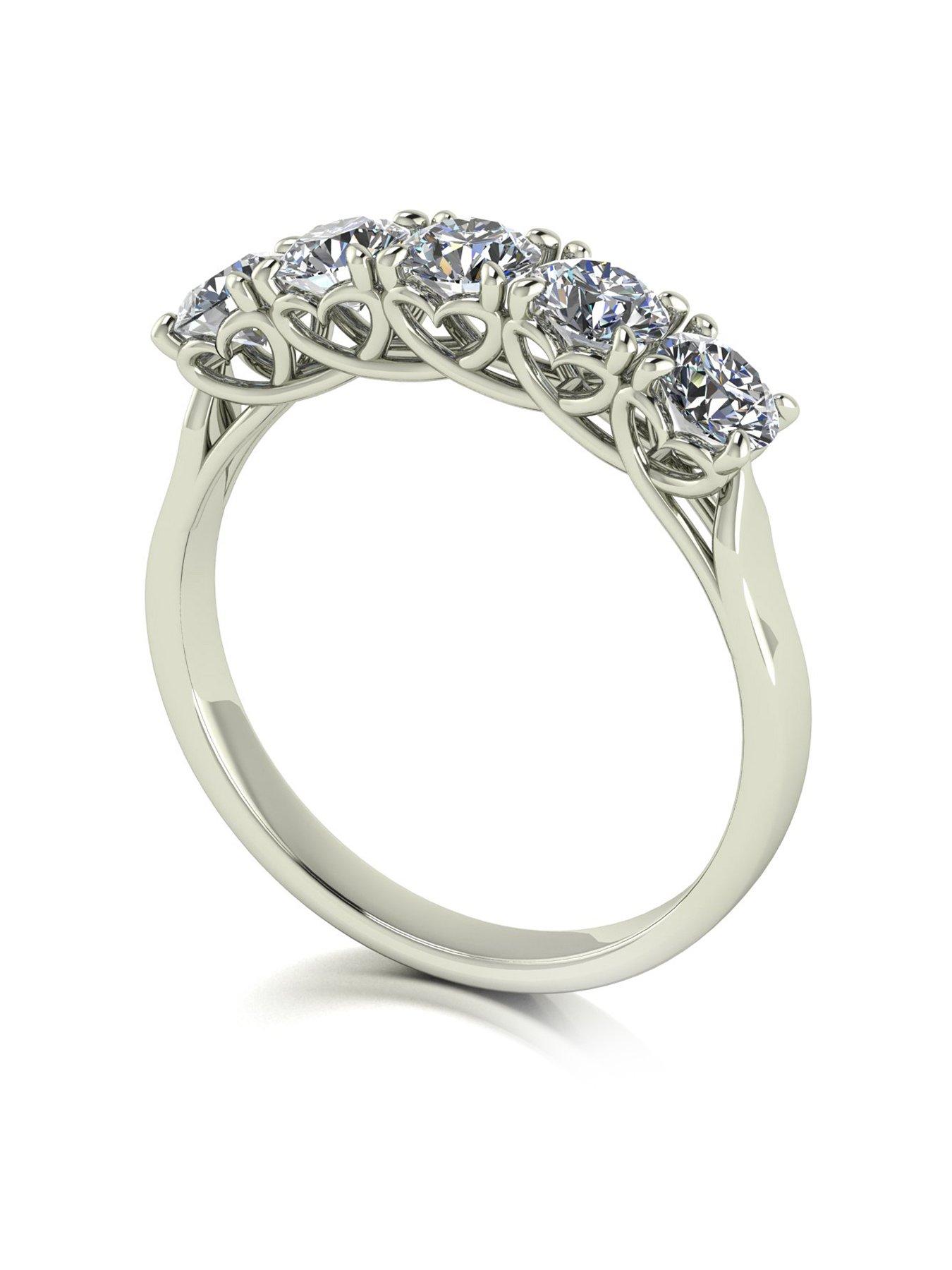  image of moissanite-lady-lynsey-lamour-moissanite-9ct-white-gold-125ct-total-eternity-ring