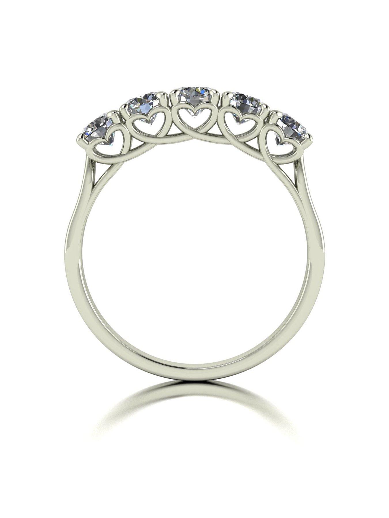  image of moissanite-lady-lynsey-lamour-moissanite-9ct-white-gold-125ct-total-eternity-ring