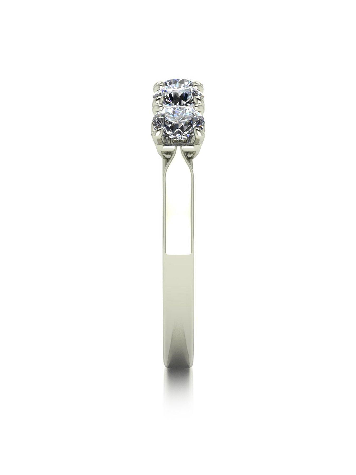  image of moissanite-lady-lynsey-lamour-moissanite-9ct-white-gold-125ct-total-eternity-ring