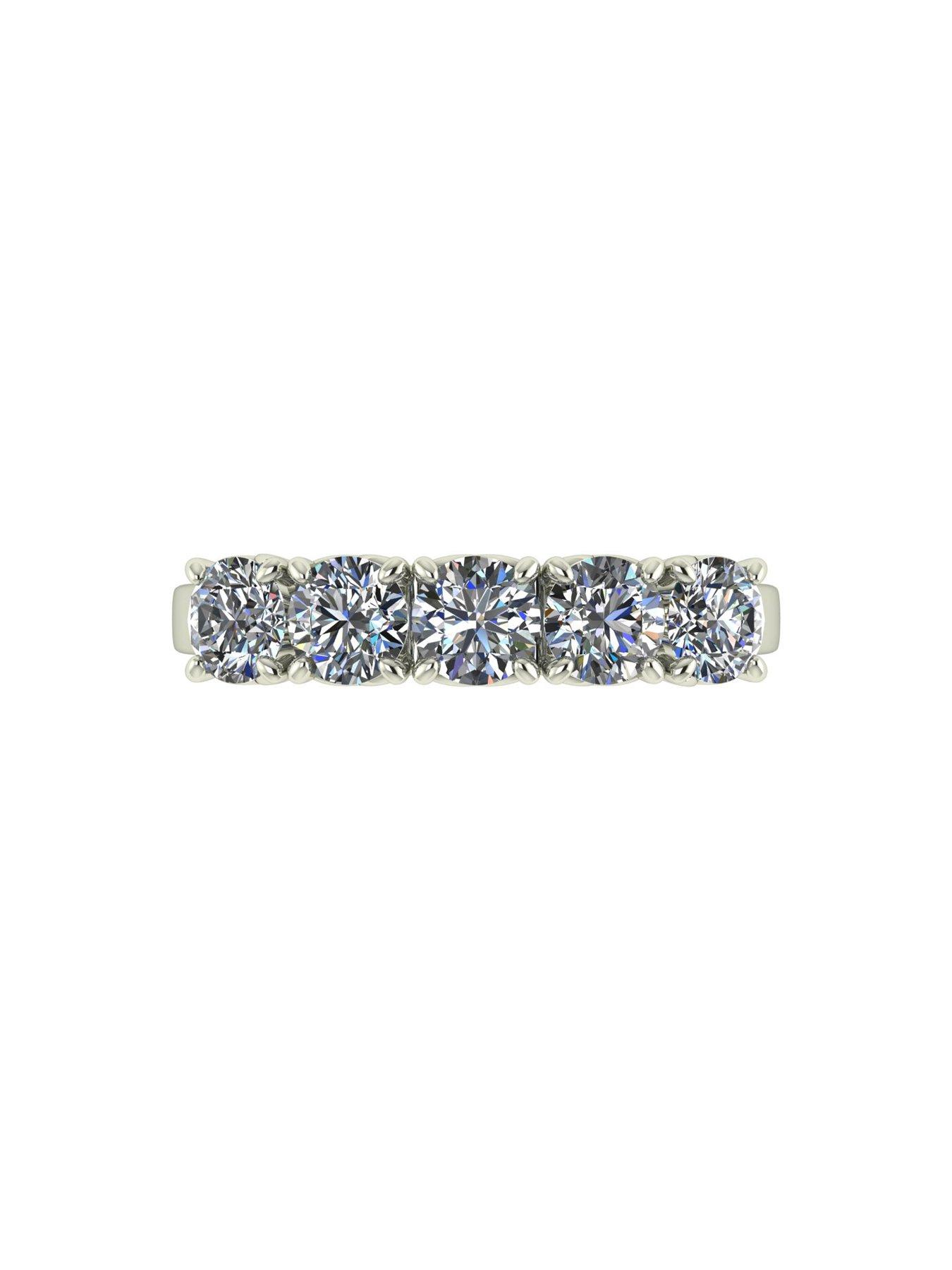  image of moissanite-lady-lynsey-lamour-moissanite-9ct-white-gold-125ct-total-eternity-ring