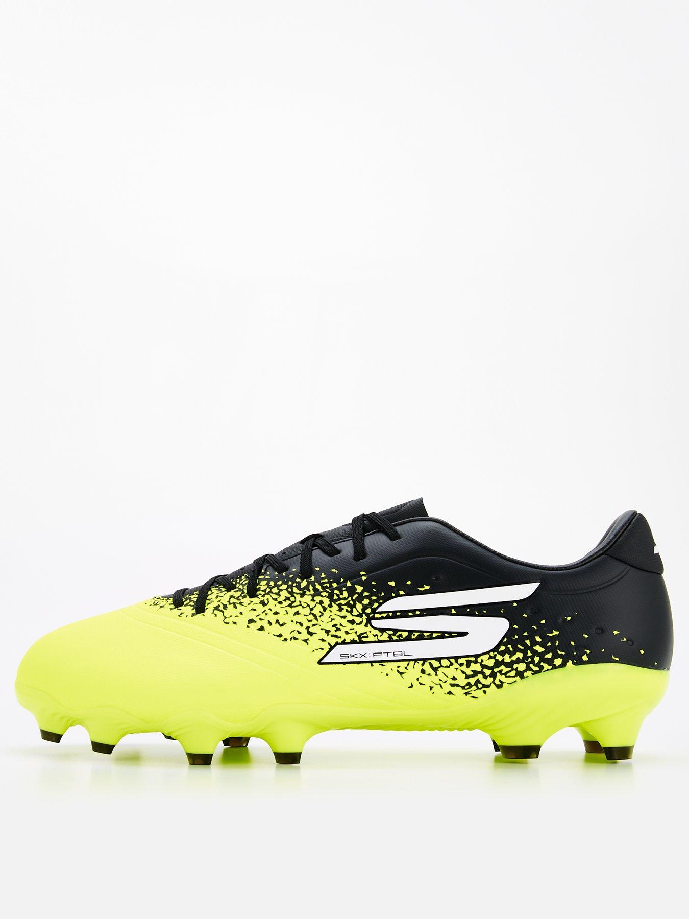  image of skechers-mens-razor-gold-firm-ground-football-boots--blackyellow