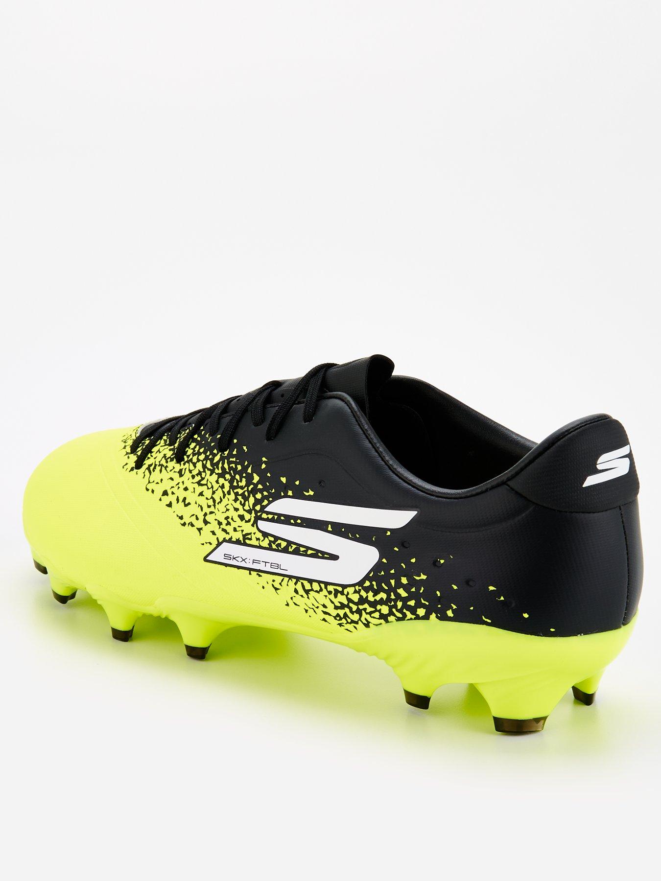  image of skechers-mens-razor-gold-firm-ground-football-boots--blackyellow