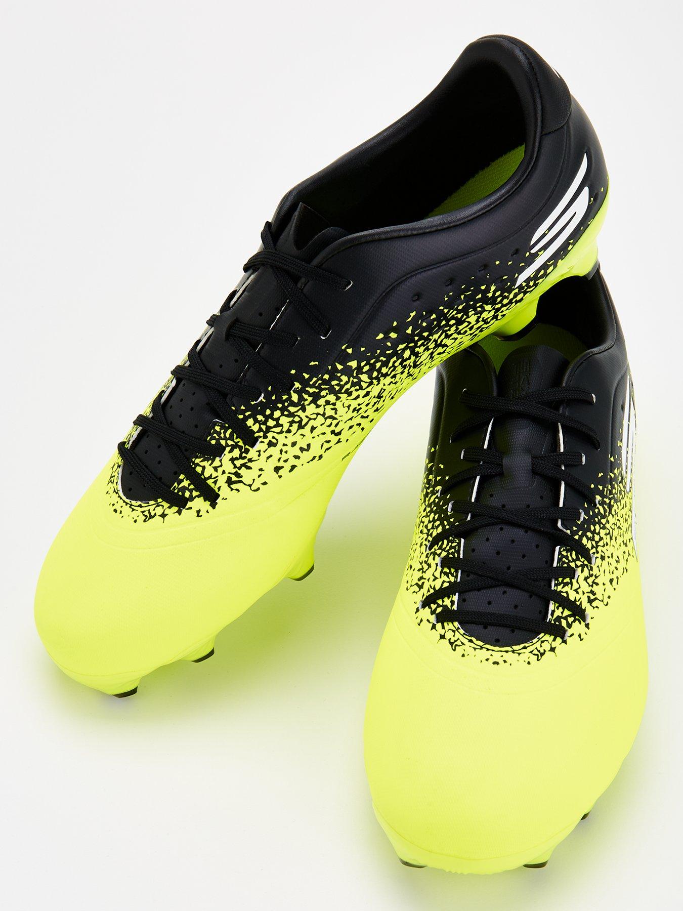  image of skechers-mens-razor-gold-firm-ground-football-boots--blackyellow